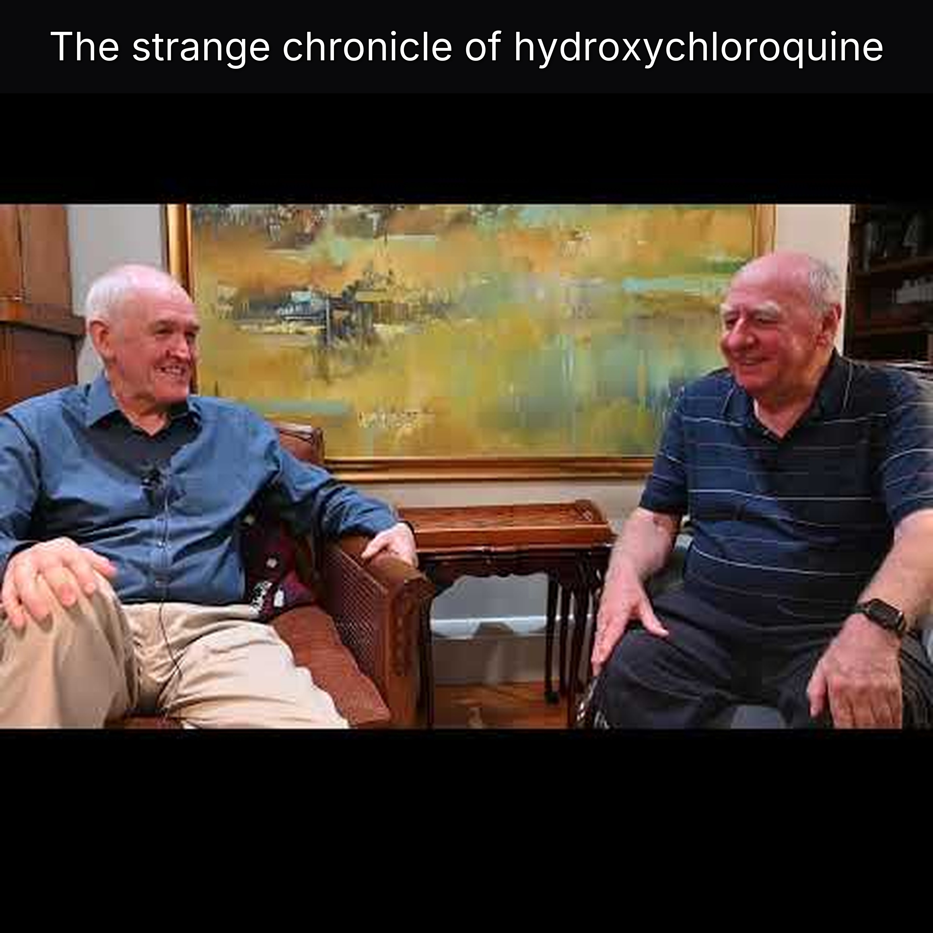 The strange chronicle of hydroxychloroquine
