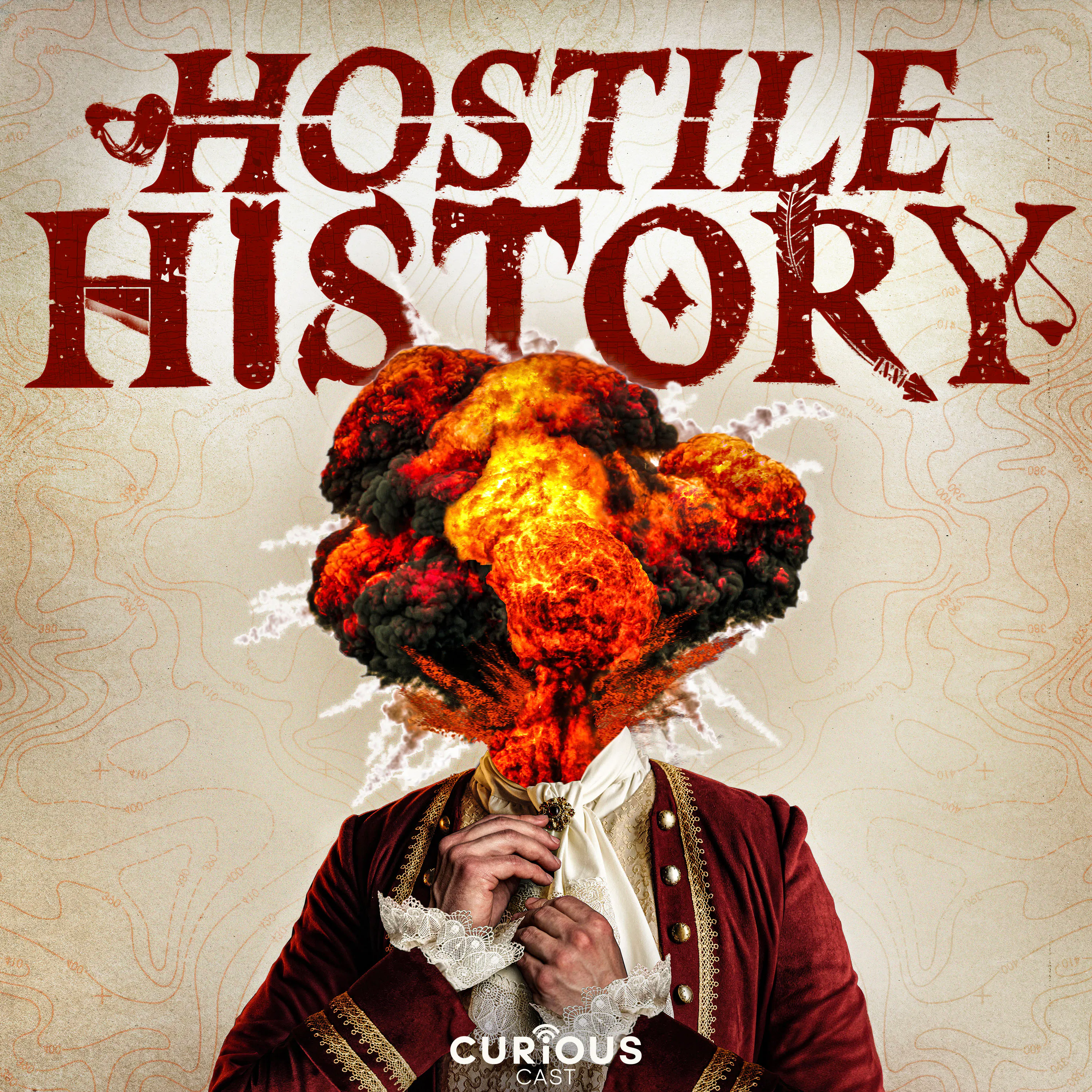 Introducing "Hostile History" episode artwork