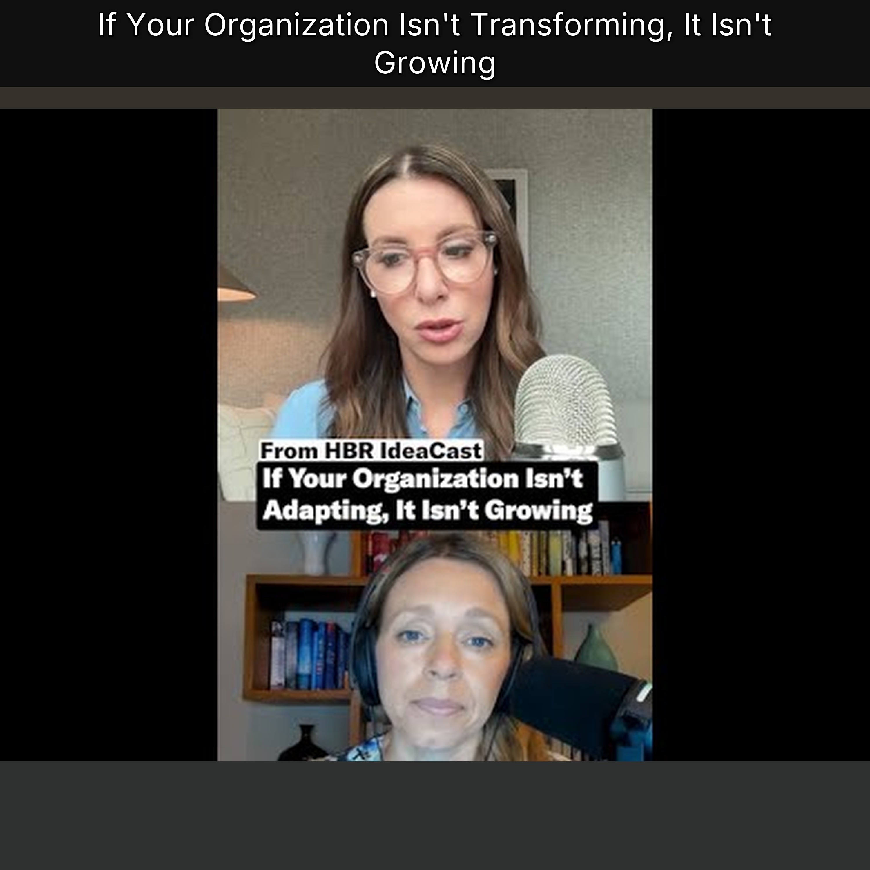 If Your Organization Isn't Transforming, It Isn't Growing