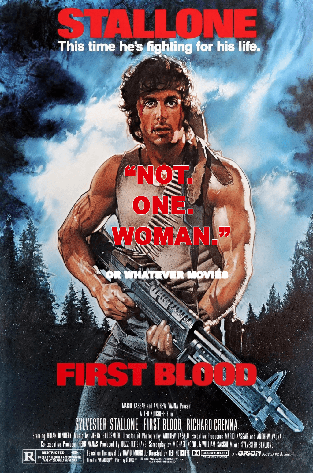 FIRST BLOOD (1982) | Or Whatever Movies | Bonus 69 episode artwork