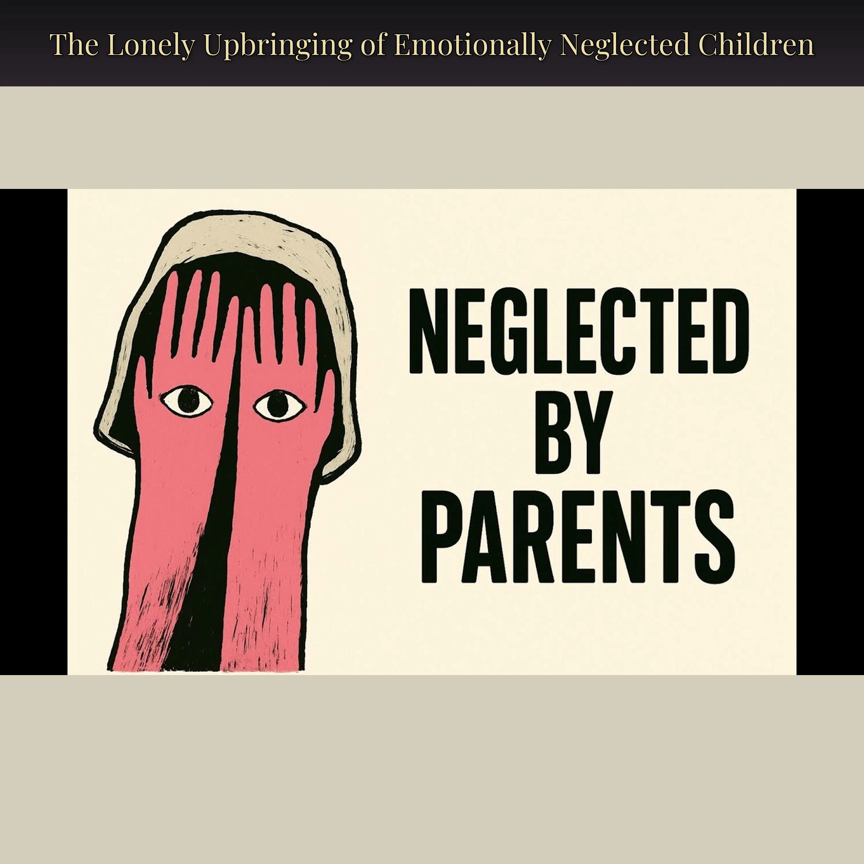 The Lonely Upbringing of Emotionally Neglected Children