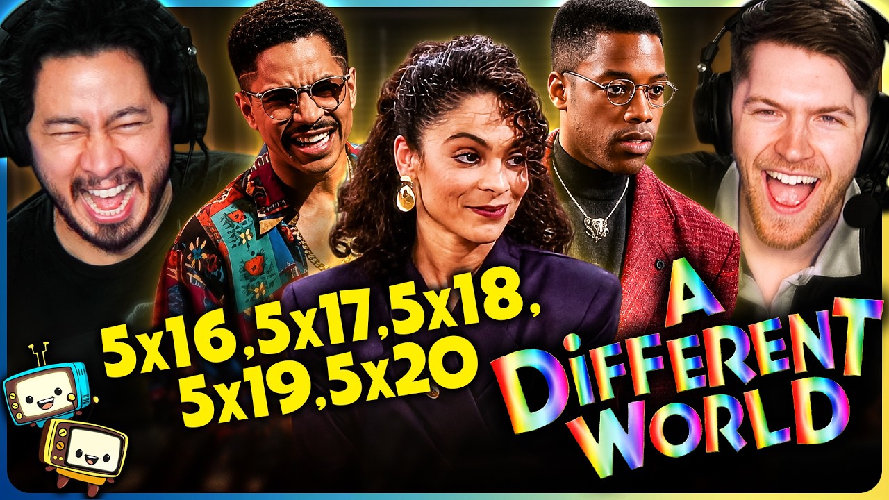 A DIFFERENT WORLD Season 5 Episodes 16-20 Reaction! | Jasmine Guy, Kadeem Hardison, w/ Jaby Koay episode artwork