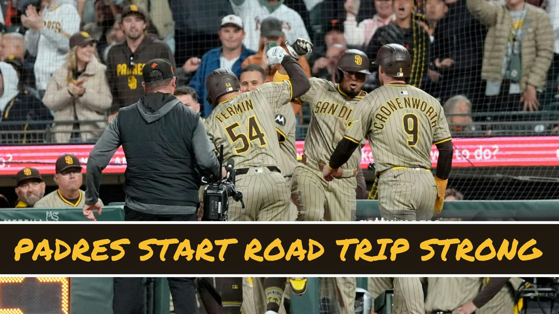 Padres beat Giants in front of some loud fan support