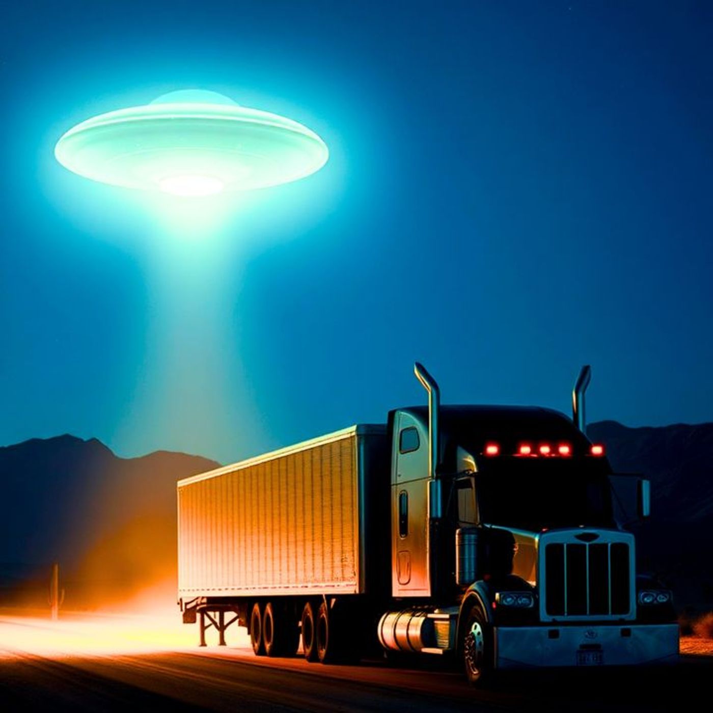 Long Haul Truckers, What's the Creepiest Most Paranormal thing you've seen on the Road at Night? episode artwork