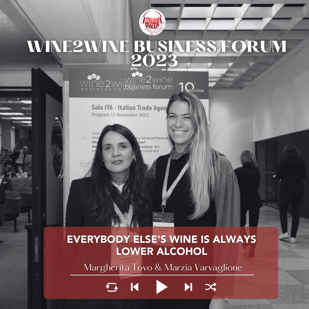 Everybody else's wine is always lower alcohol | wine2wine Business Forum 2023