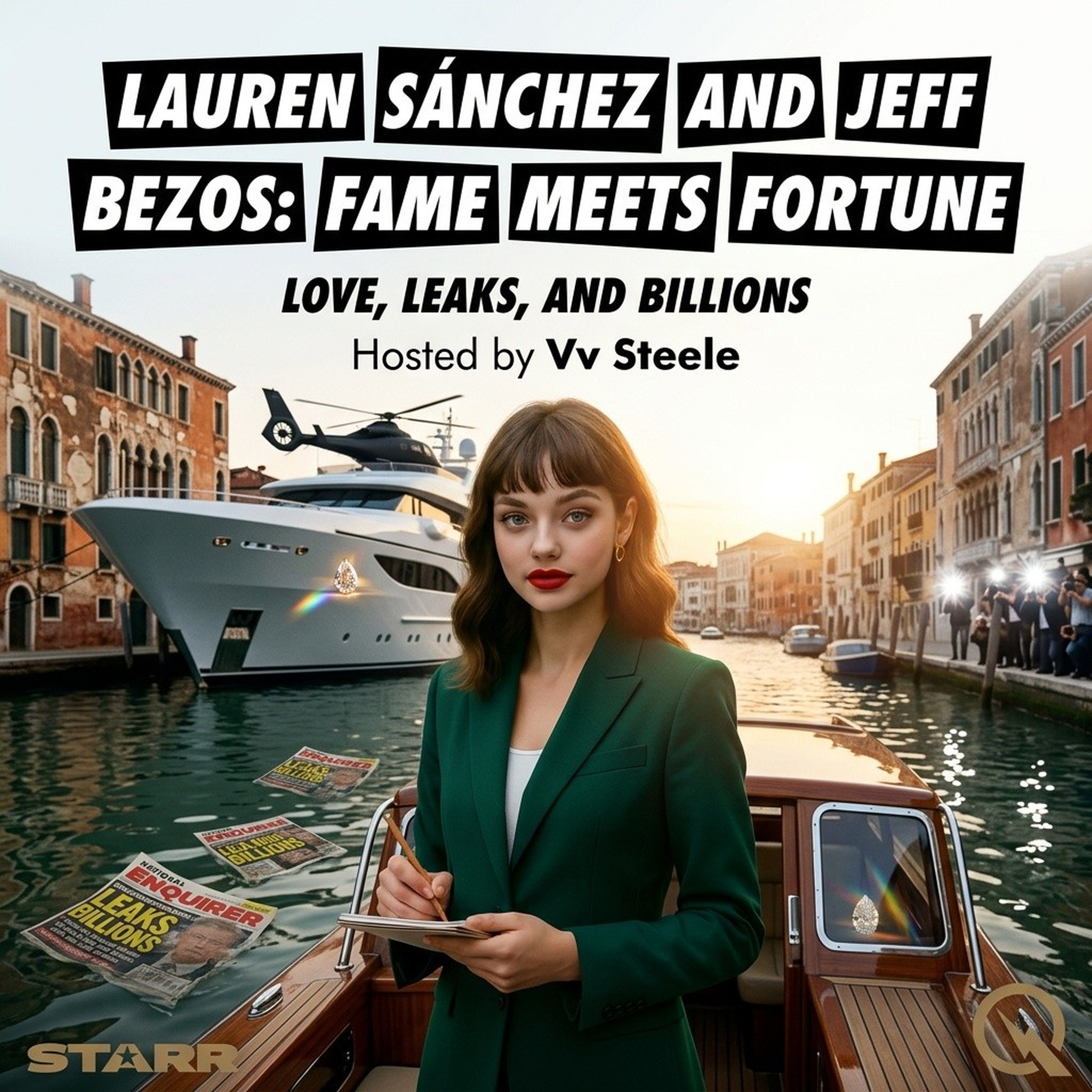 Lauren Sánchez and Jeff Bezos: Fame Meets Fortune podcast artwork