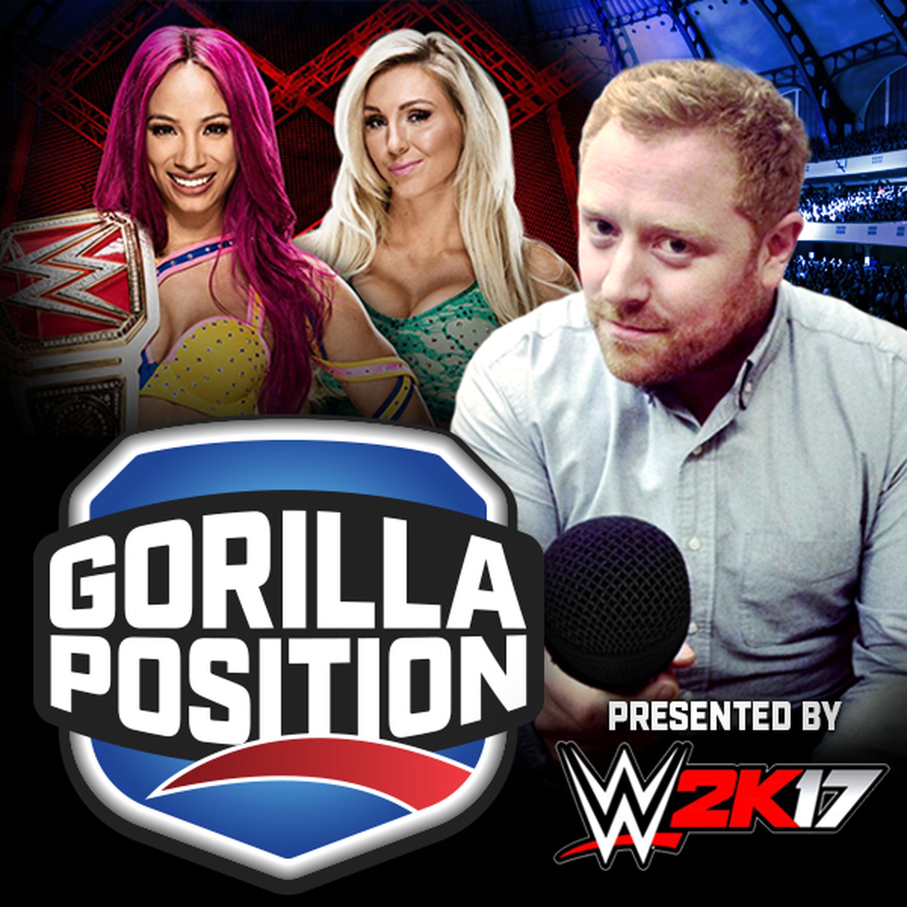 We're backstage at Hell In A Cell episode artwork