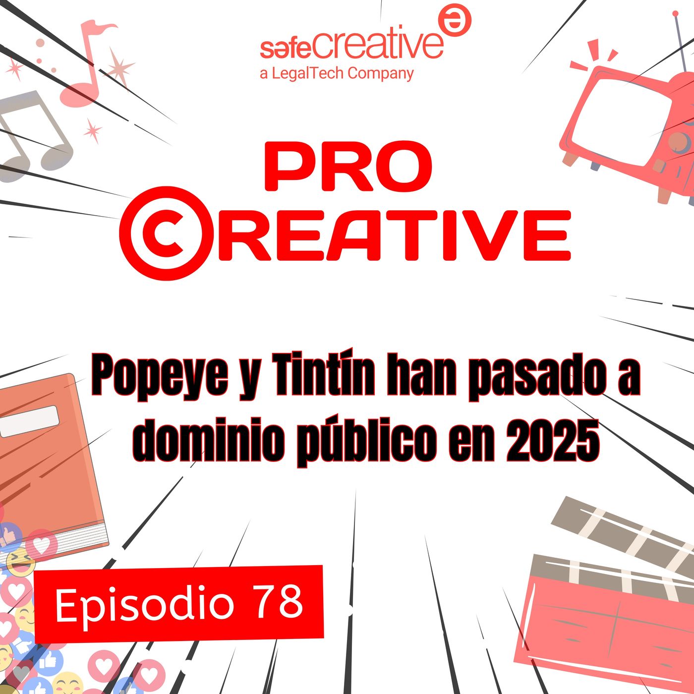 Popeye y Tintín han pasado a dominio público en 2025 episode artwork