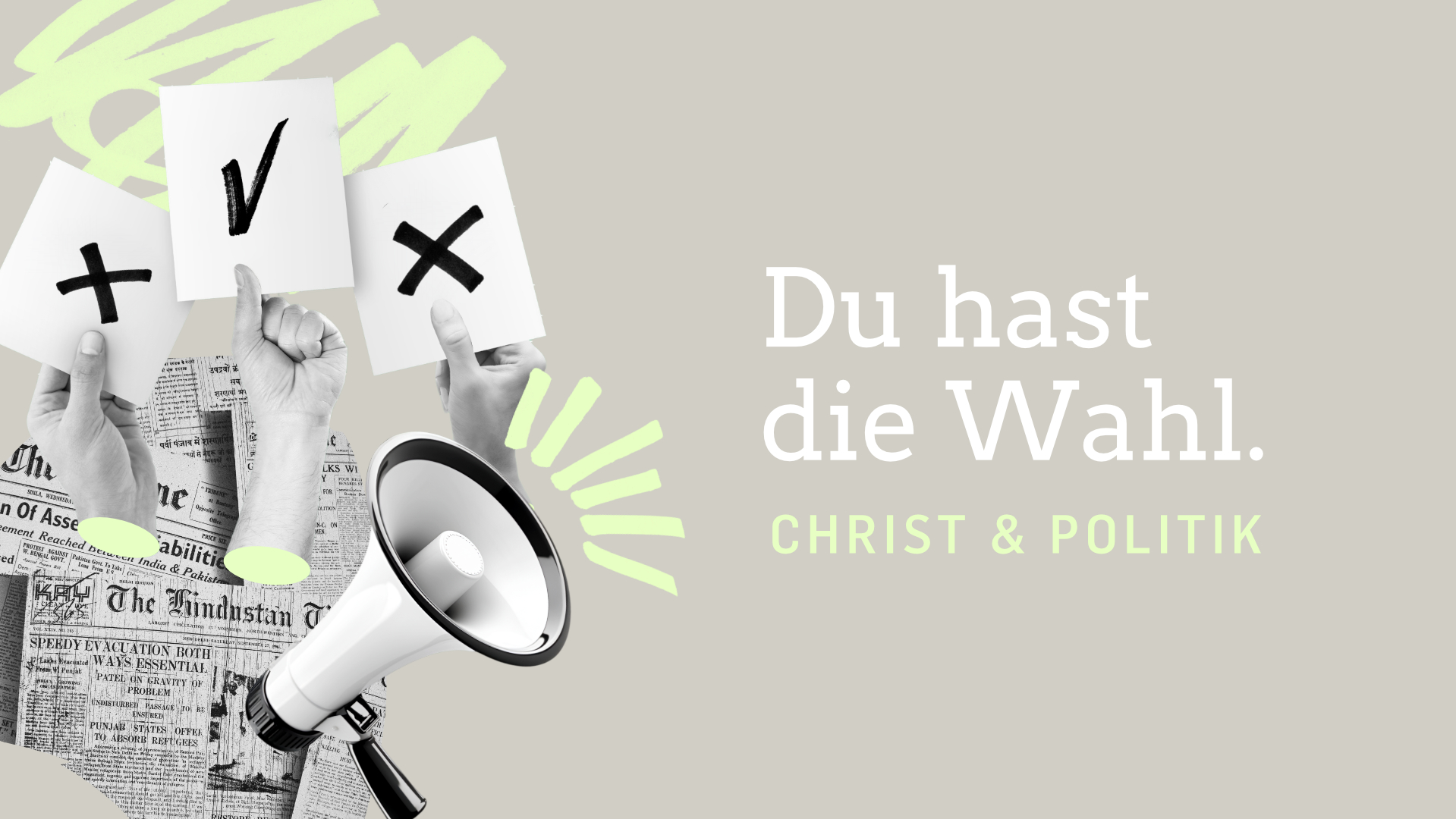 Du hast die Wahl: CHRIST & POLITIK - Bundestagswahl 2025 - 7 Wege, jetzt Einfluss zu nehmen - David Schneider episode artwork