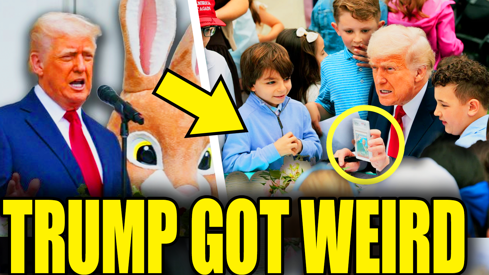 Trump Visibly Disturbs Kids At Egg Roll With Cognitive Decline Rant