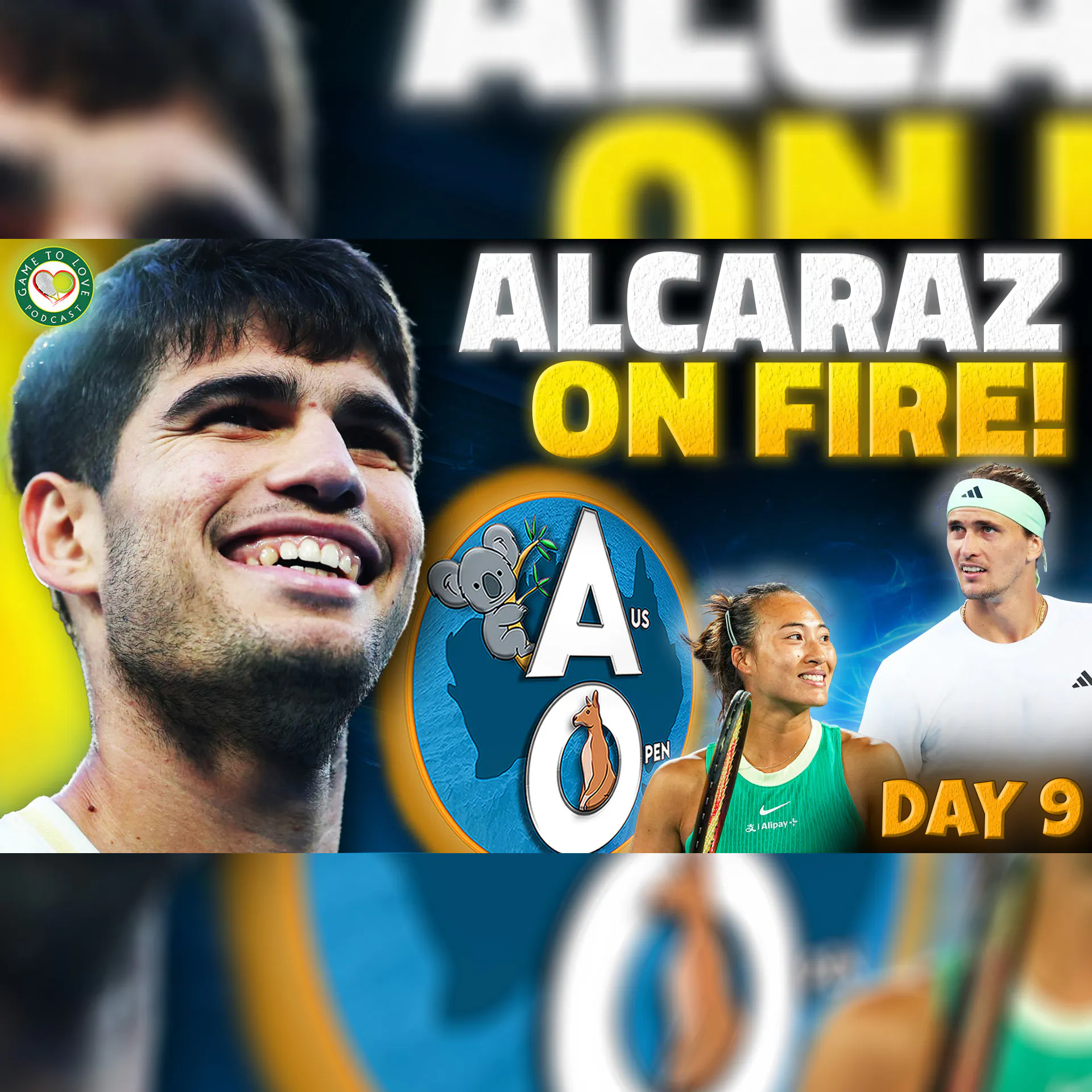 Alcaraz vs Medvedev Semi Final? | Australian Open 2024 | GTL Tennis Podcast