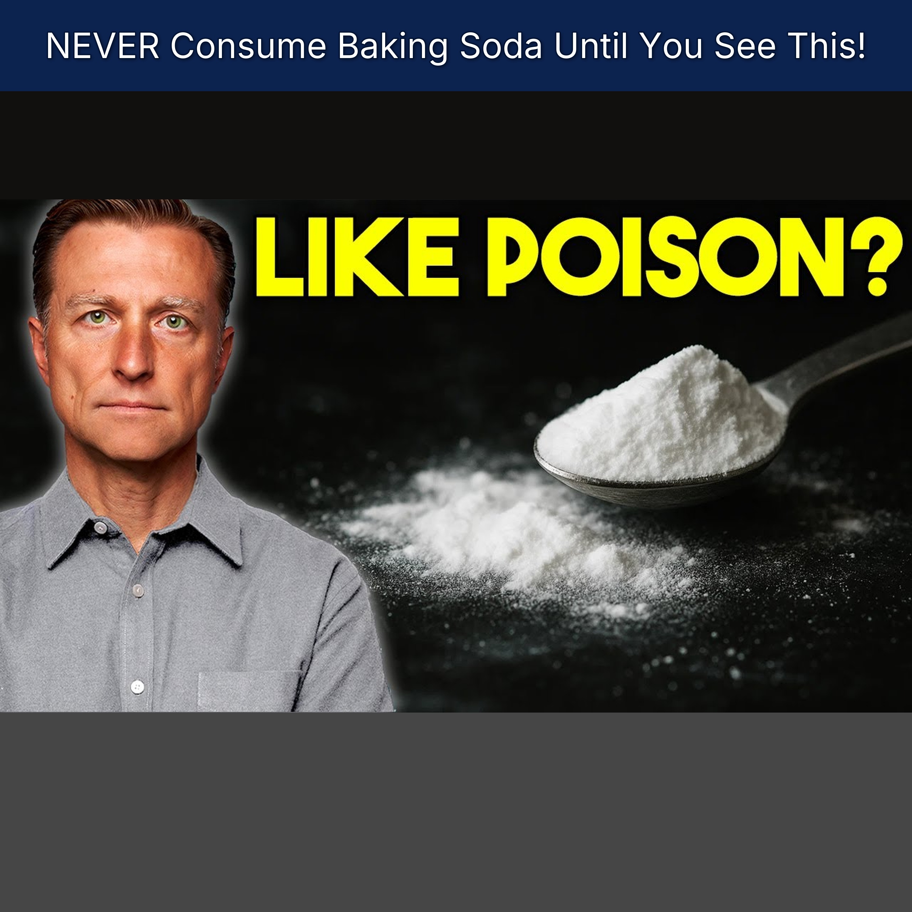 NEVER Consume Baking Soda Until You See This!