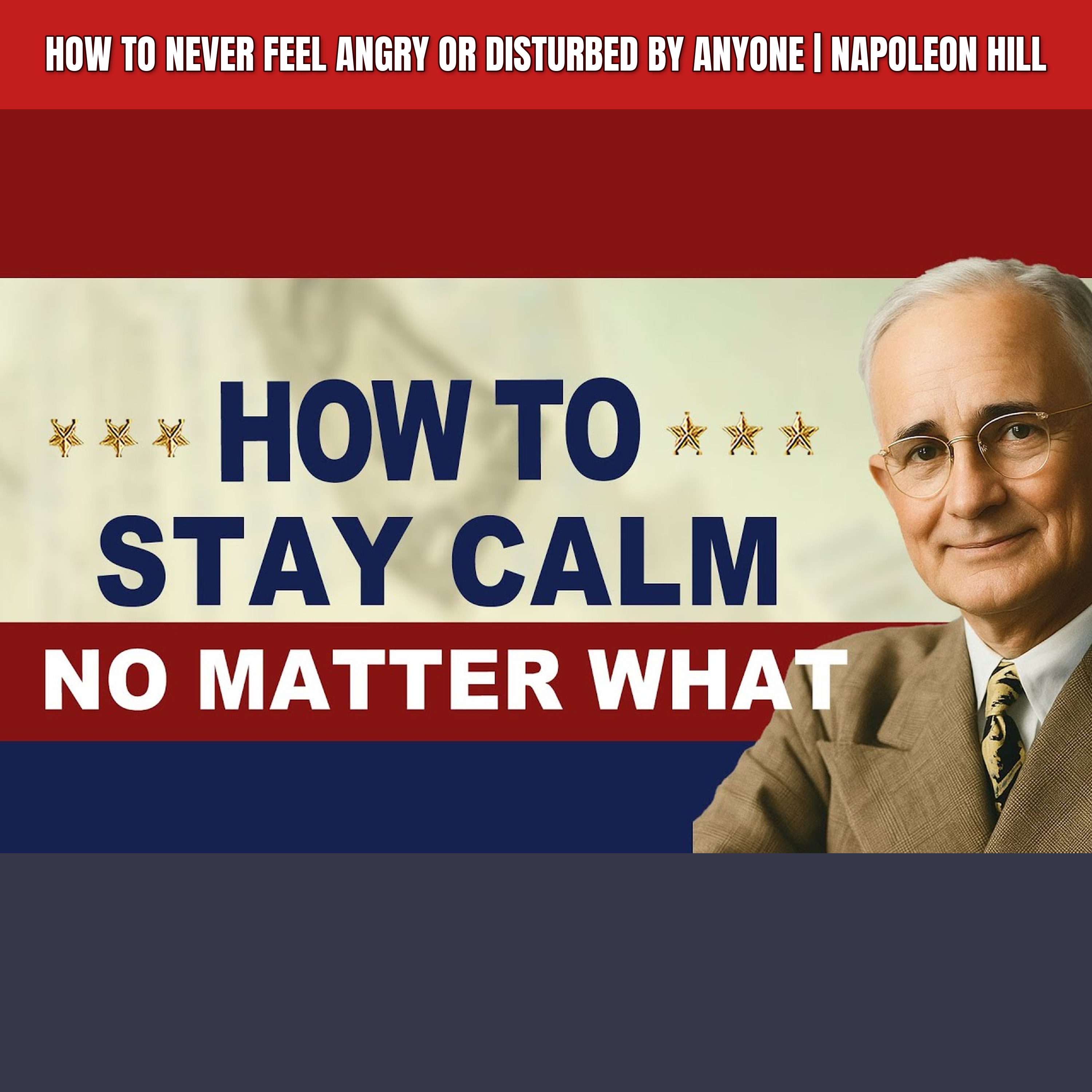 How to Never Feel Angry or Disturbed by Anyone | Napoleon Hill