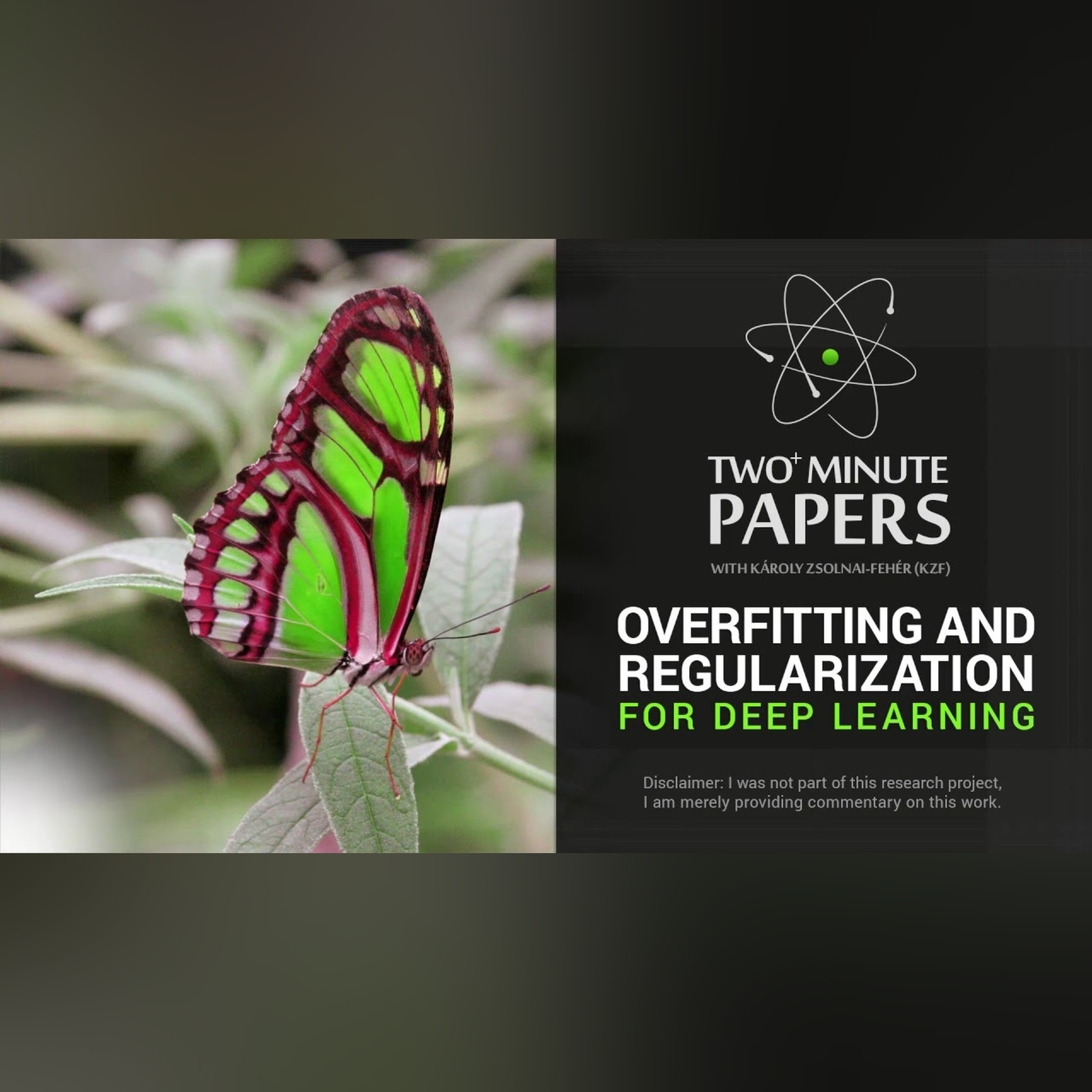 Overfitting and Regularization For Deep Learning | Two Minute Papers #56 episode artwork