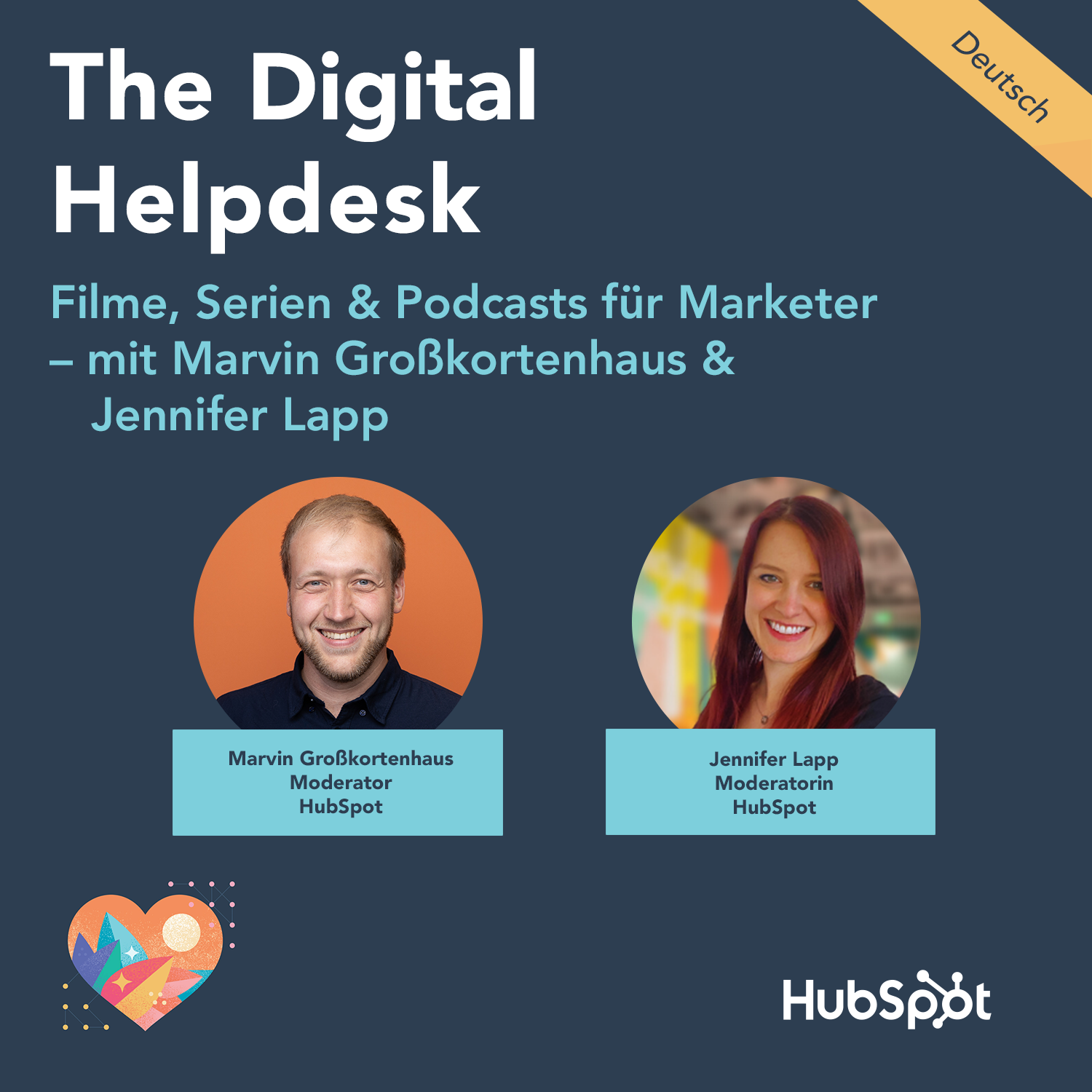 #111 Filme, Serien & Podcasts für Marketer*innen mit Marvin Großkortenhaus & Jennifer Lapp episode artwork