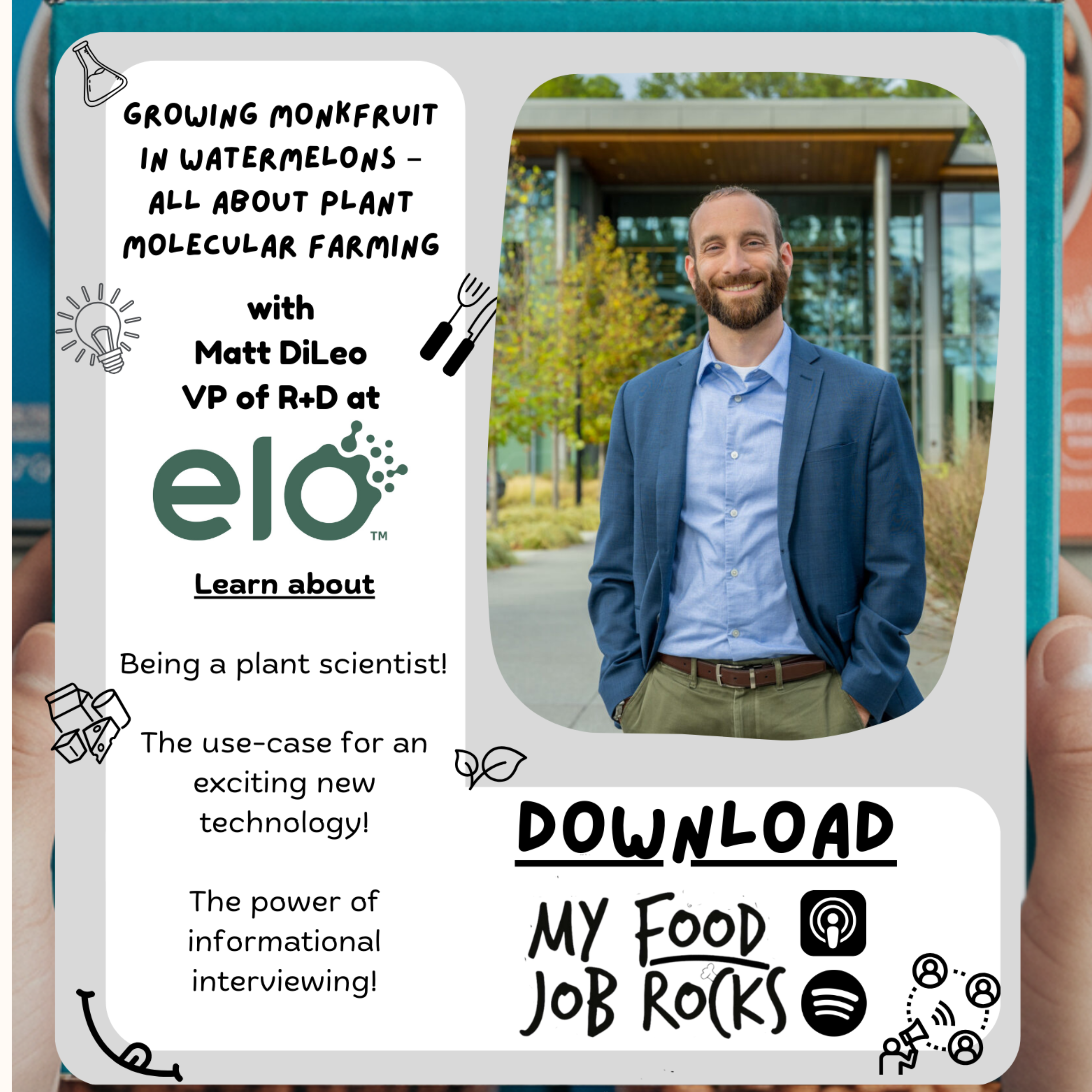 Growing Monkfruit in Watermelons – All About Plant Molecular Farming with Matt DiLeo, Vice President of R&D at Elo Life thumbnail