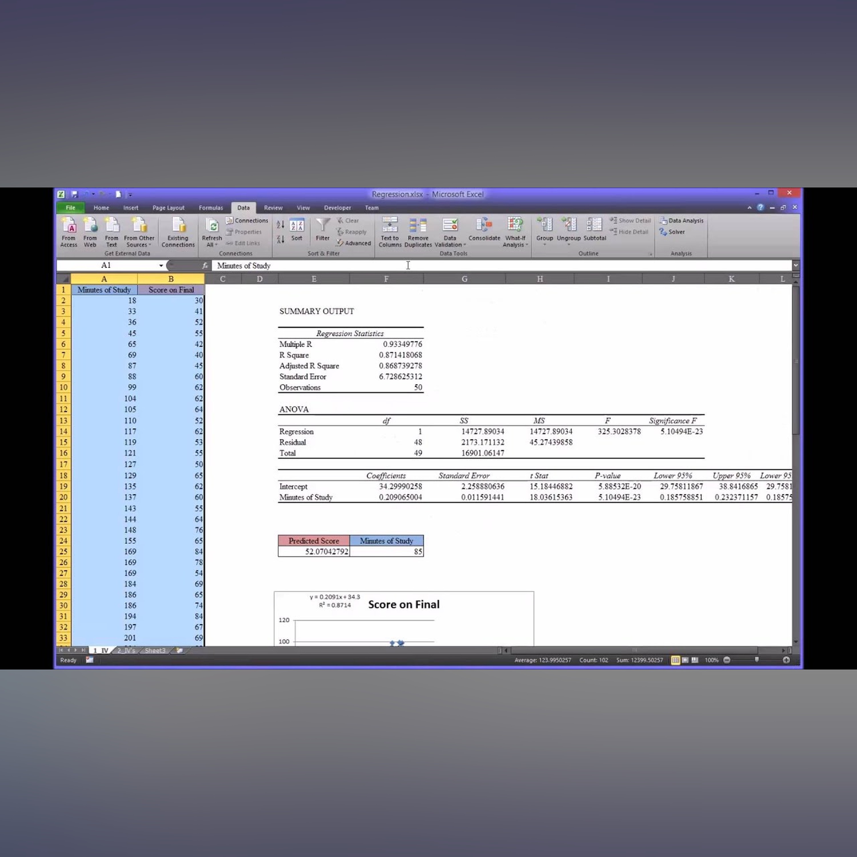 Regression in Excel episode artwork