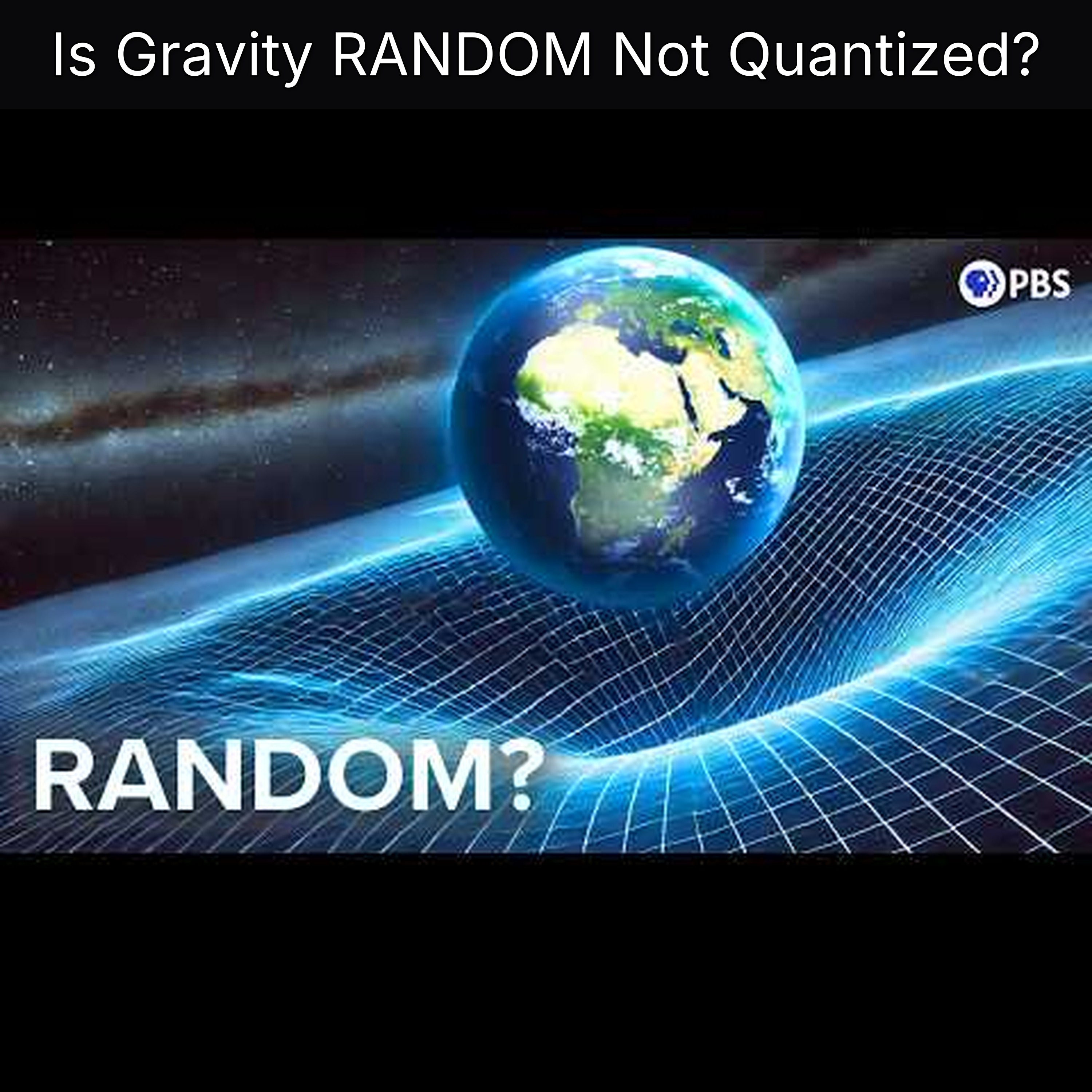 Is Gravity RANDOM Not Quantized?