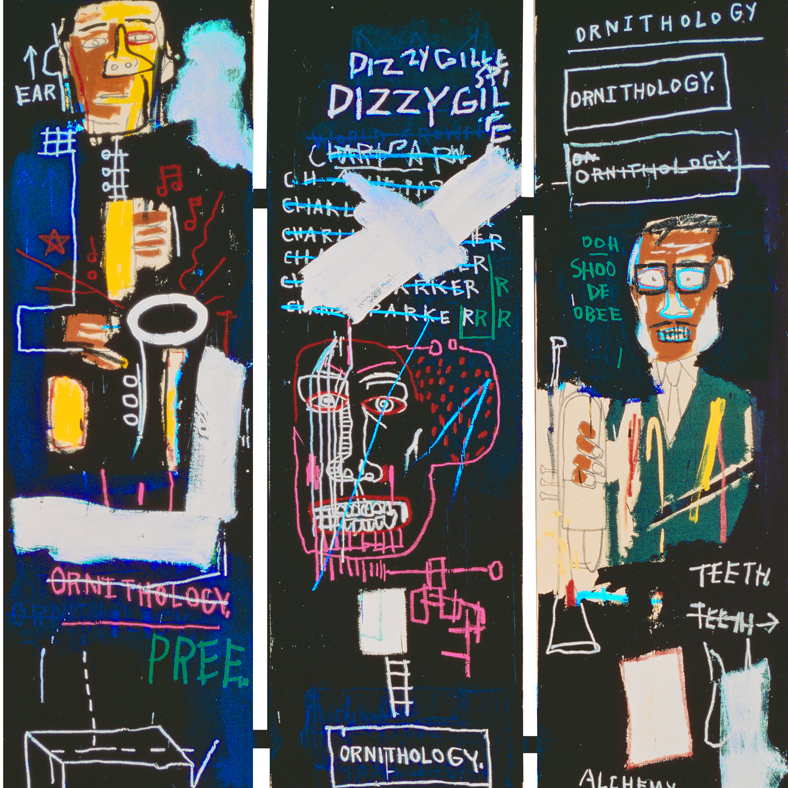 Jean-Michel Basquiat | Horn Players