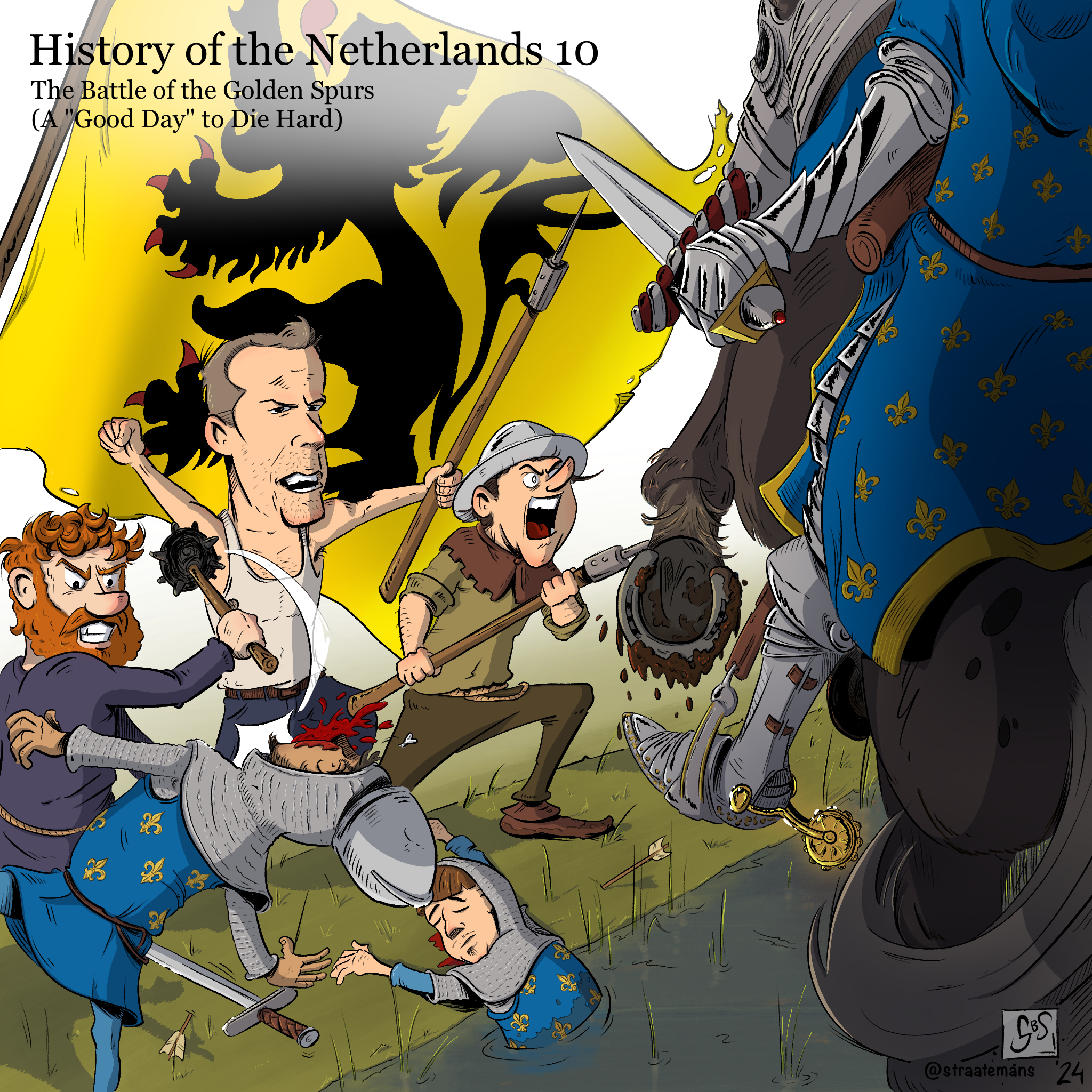 10 - The Battle of the Golden Spurs (A "Good Day" to Die Hard) episode artwork