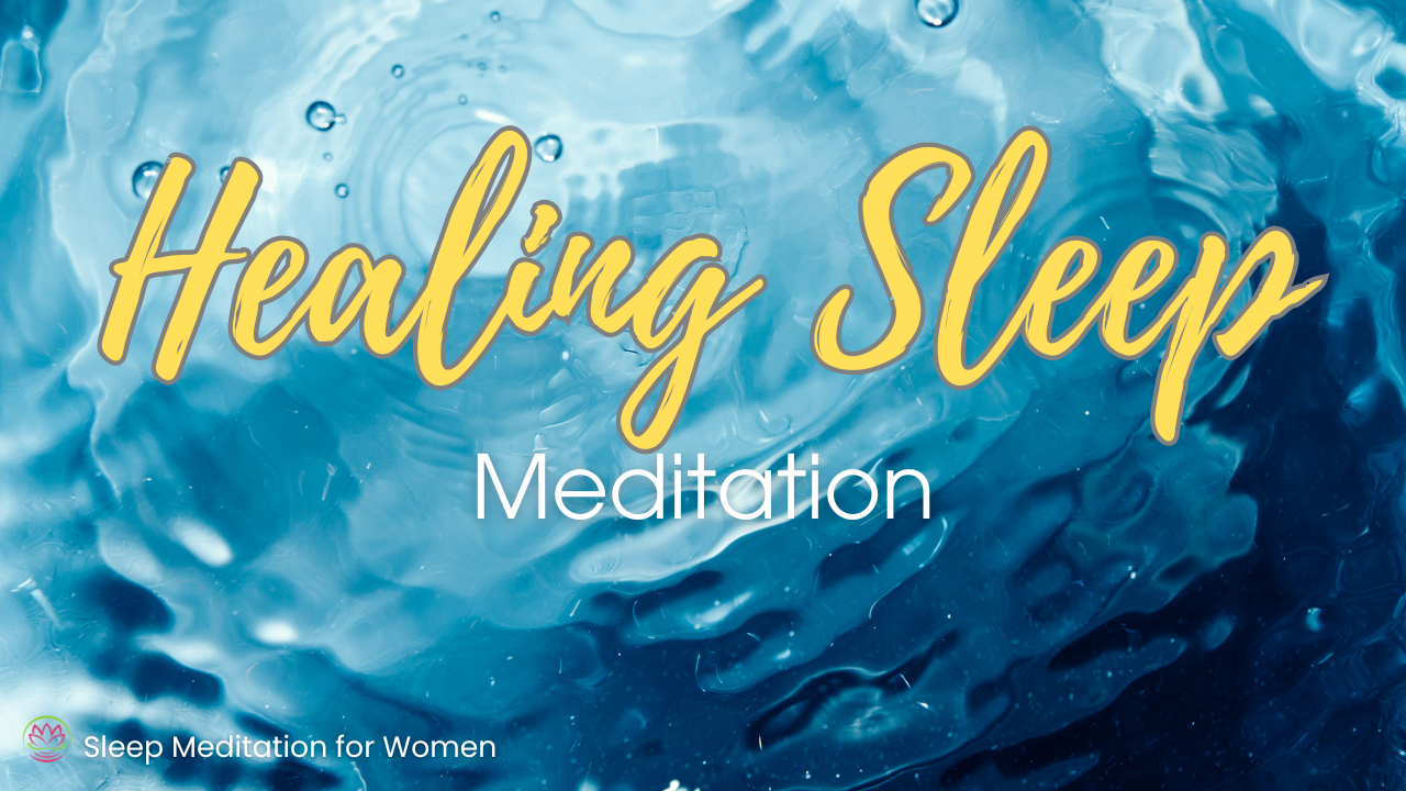 Sleep Meditation with Healing Water 🌊 Wash Away Stress and Fall Into Deep Sleep