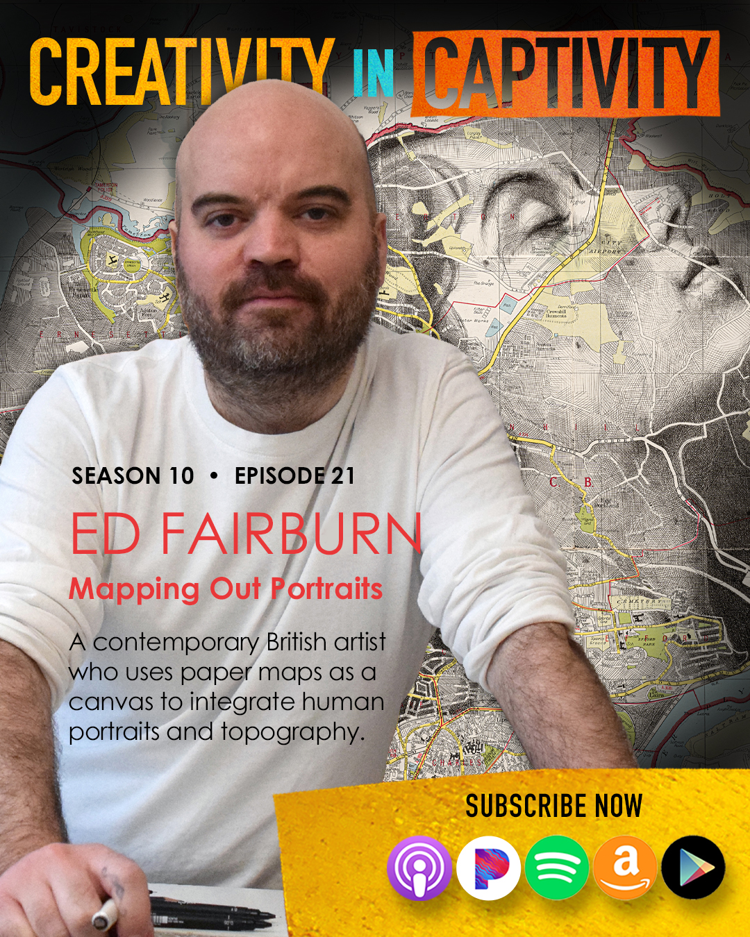 ED FAIRBURN: Mapping Out Portraits