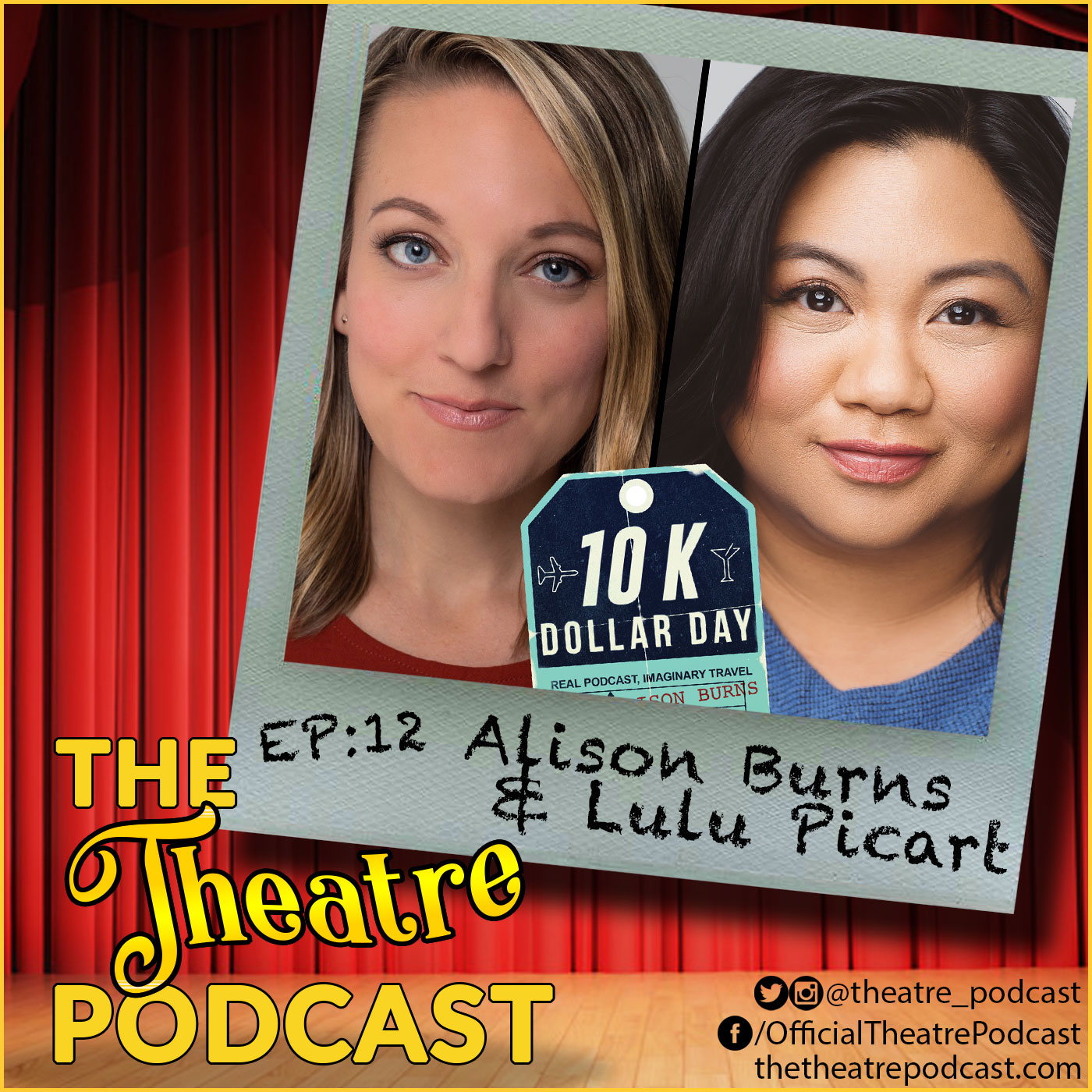 Alison Burns & Lulu Picart from the 10KDollarDay Comedy Podcast