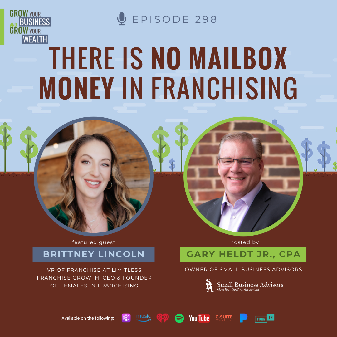 Episode 298:  There Is No Mailbox Money in Franchising