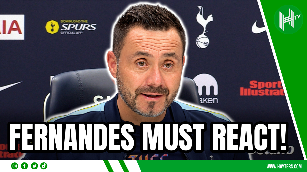 I LOVE respecting the rules | Roberto De Zerbi | Manchester United vs Spurs episode artwork