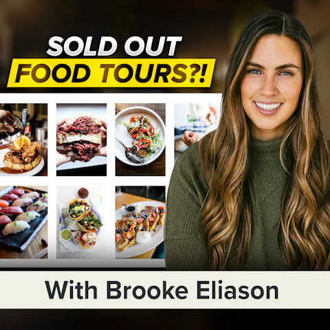 Cover art for How Brooke Eliason (Female Foodie) Makes Money from Easy Recipes & Italian Food Tours (MU Classic)