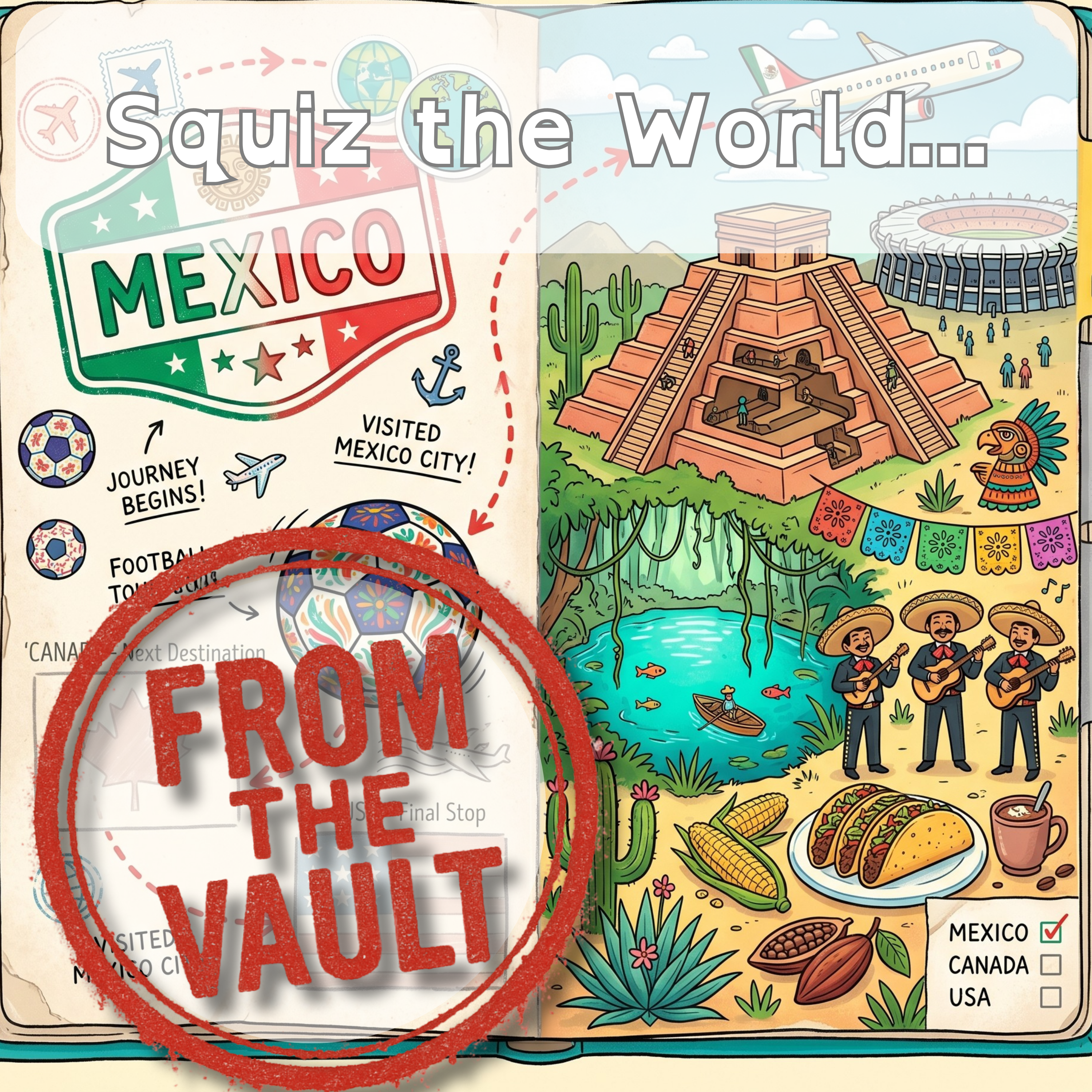 Squiz the World goes to Mexico - From the Vault