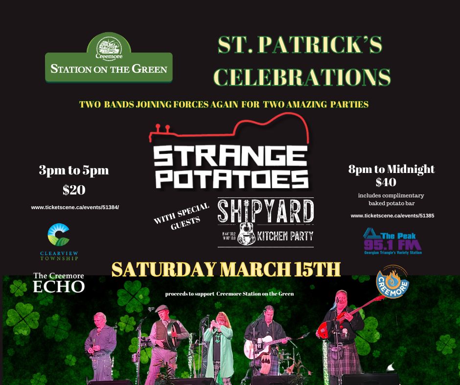 Derek McLean Strange Potatoes -Station on the Green St Patrick's Party episode artwork