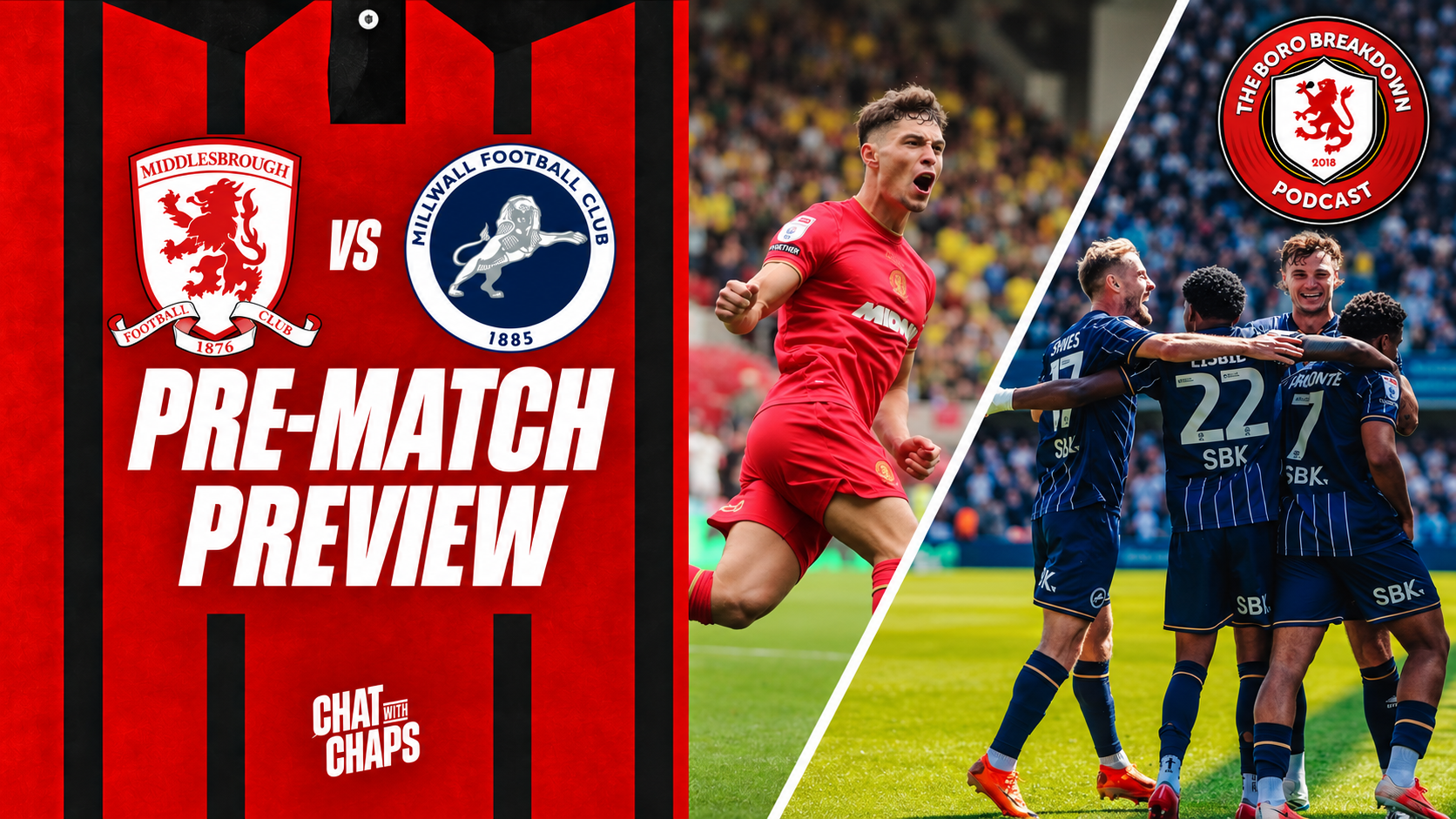 Pre-Match Preview | Middlesbrough v Millwall episode artwork