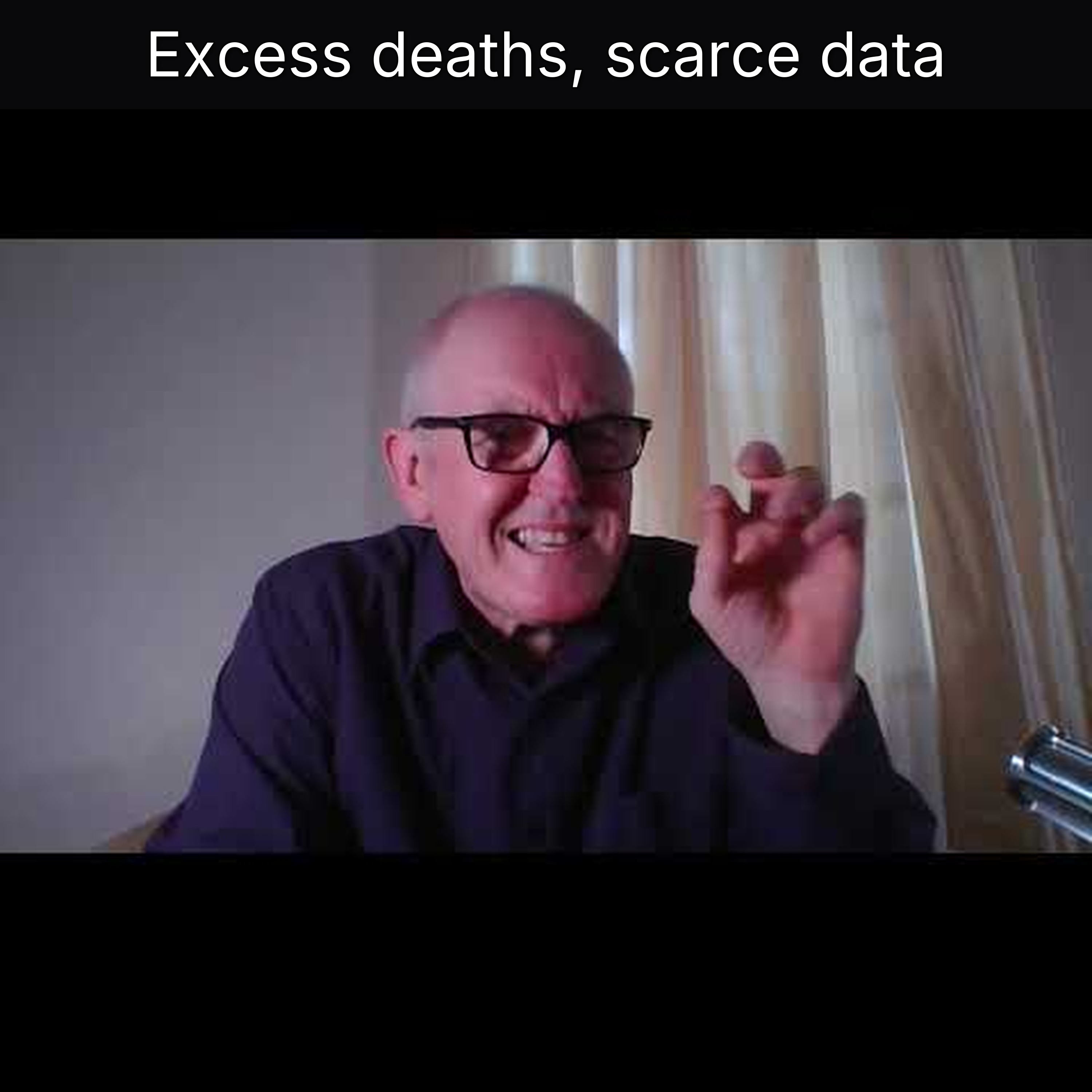 Excess deaths, scarce data
