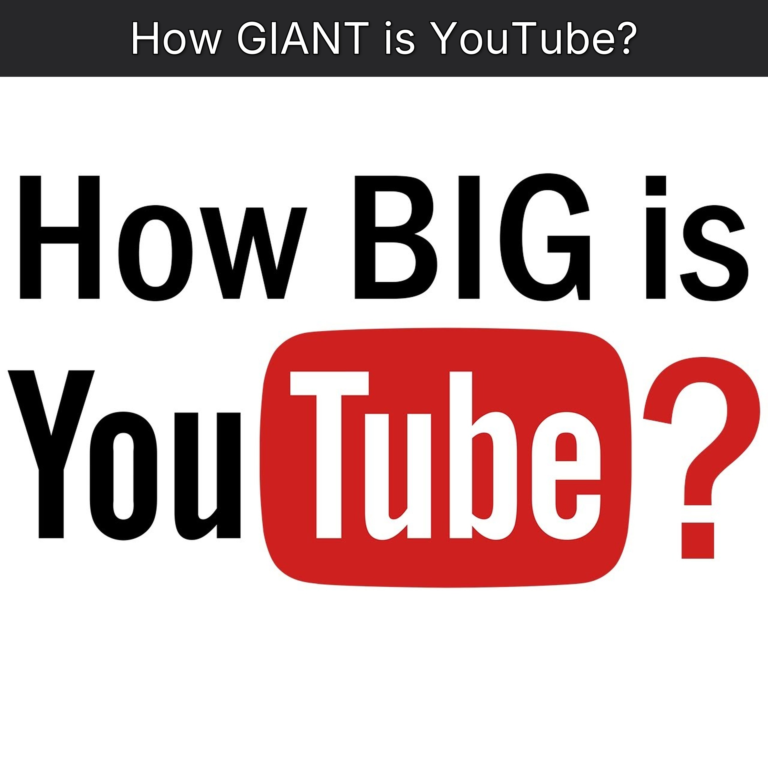 How GIANT is YouTube?