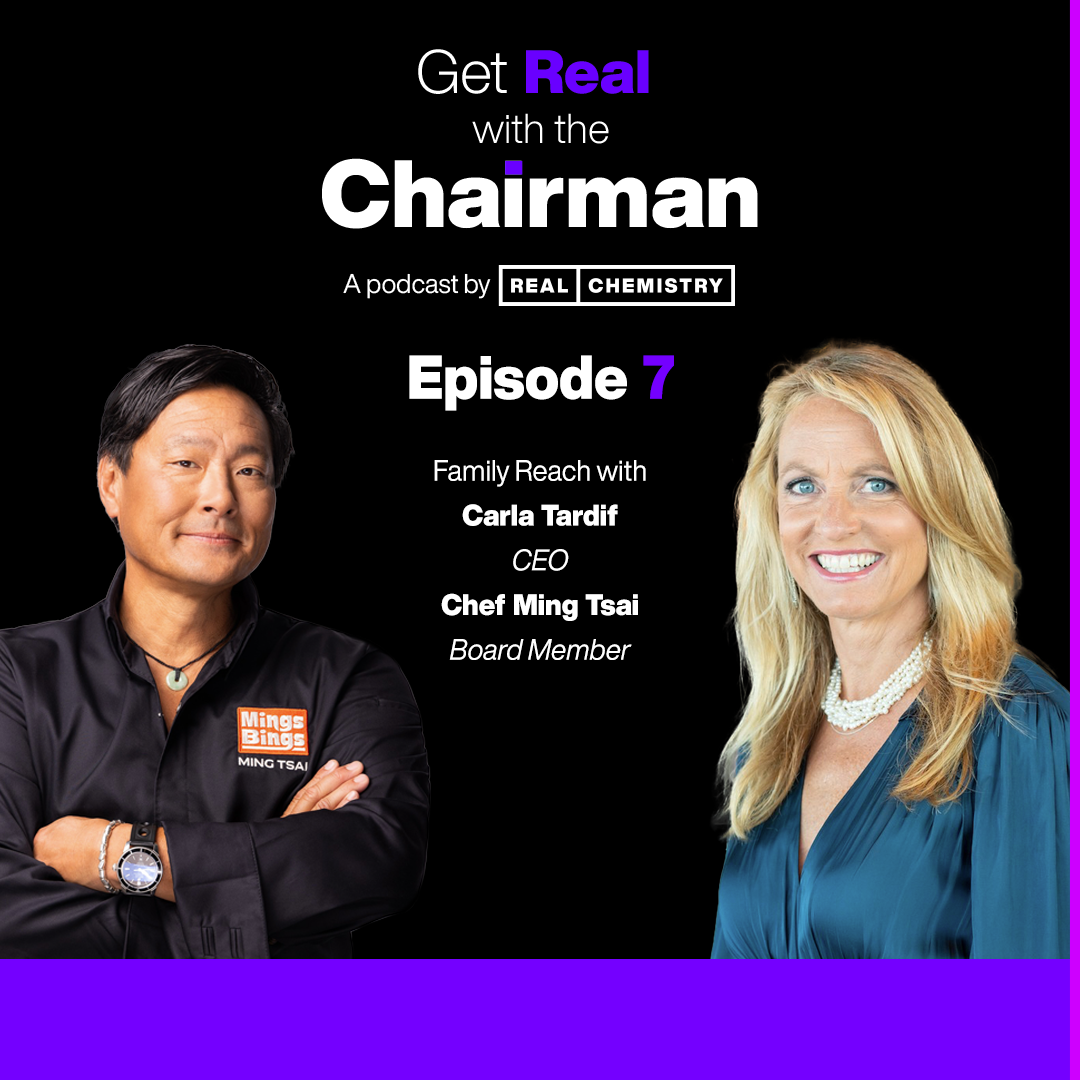 Family Reach, with CEO Carla Tardif and Iron Chef Ming Tsai episode artwork