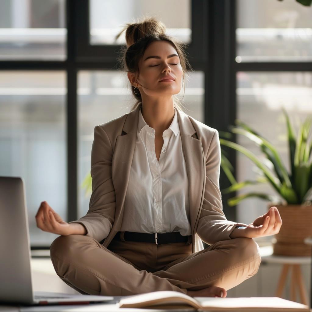 Workplace Burnout Meditation can help in increasing focus, reducing stress, and enhancing overall job satisfaction