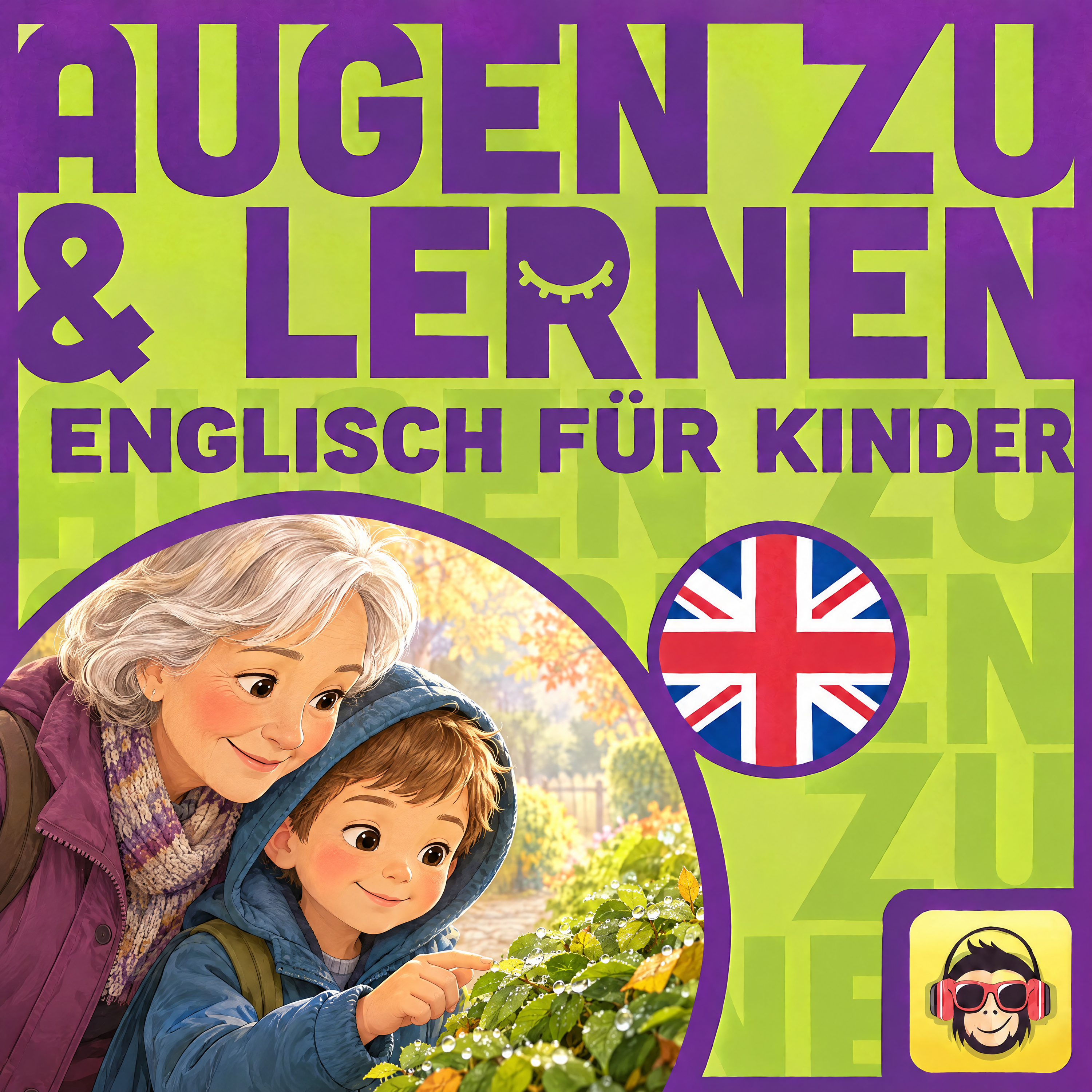Cover: Englisch für Kinder: Beim Spaziergang im Nebel - Vokabeln zum Einschlafen