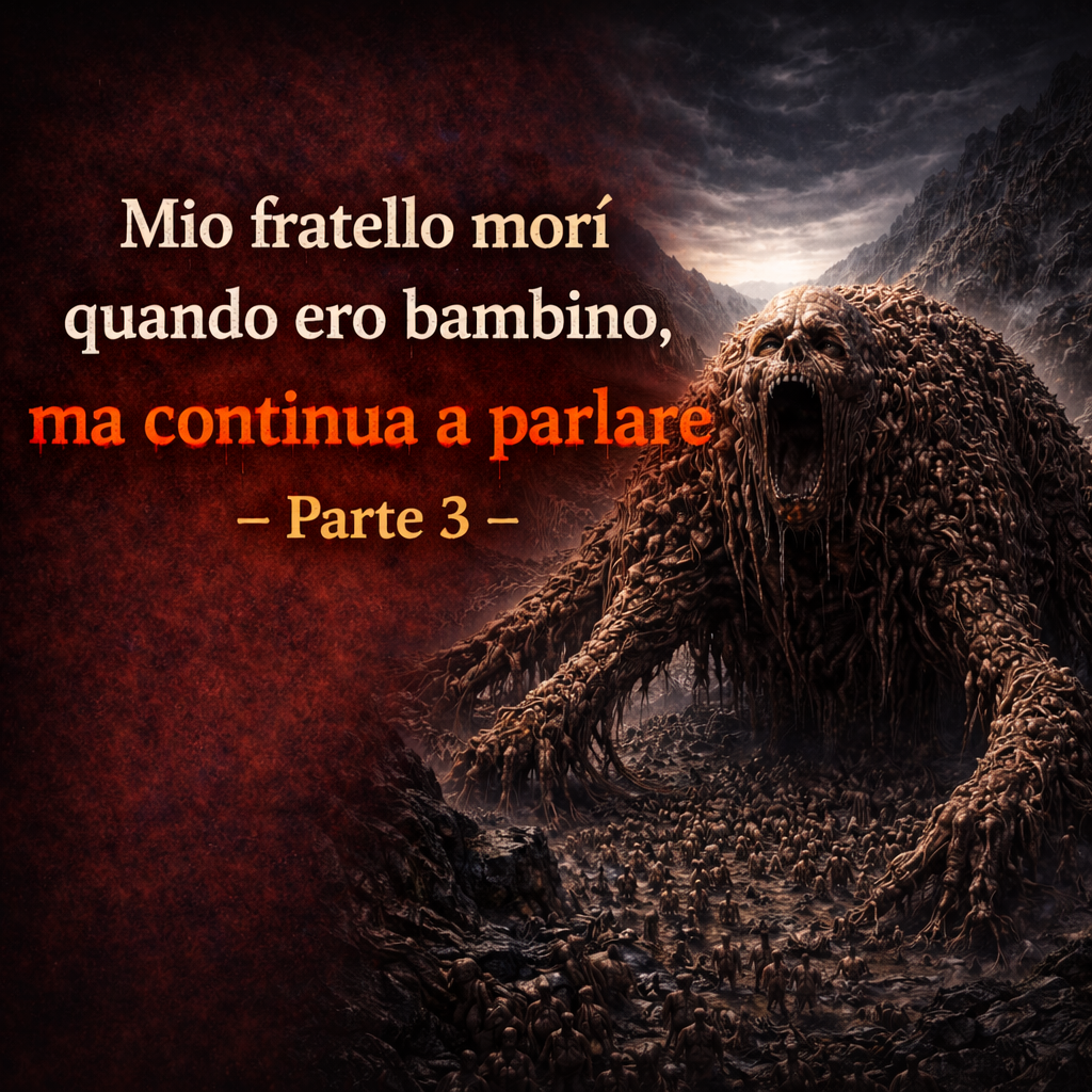 Mio fratello morì quando ero bambino, ma continua a parlare - Parte 3 - Racconti Horror