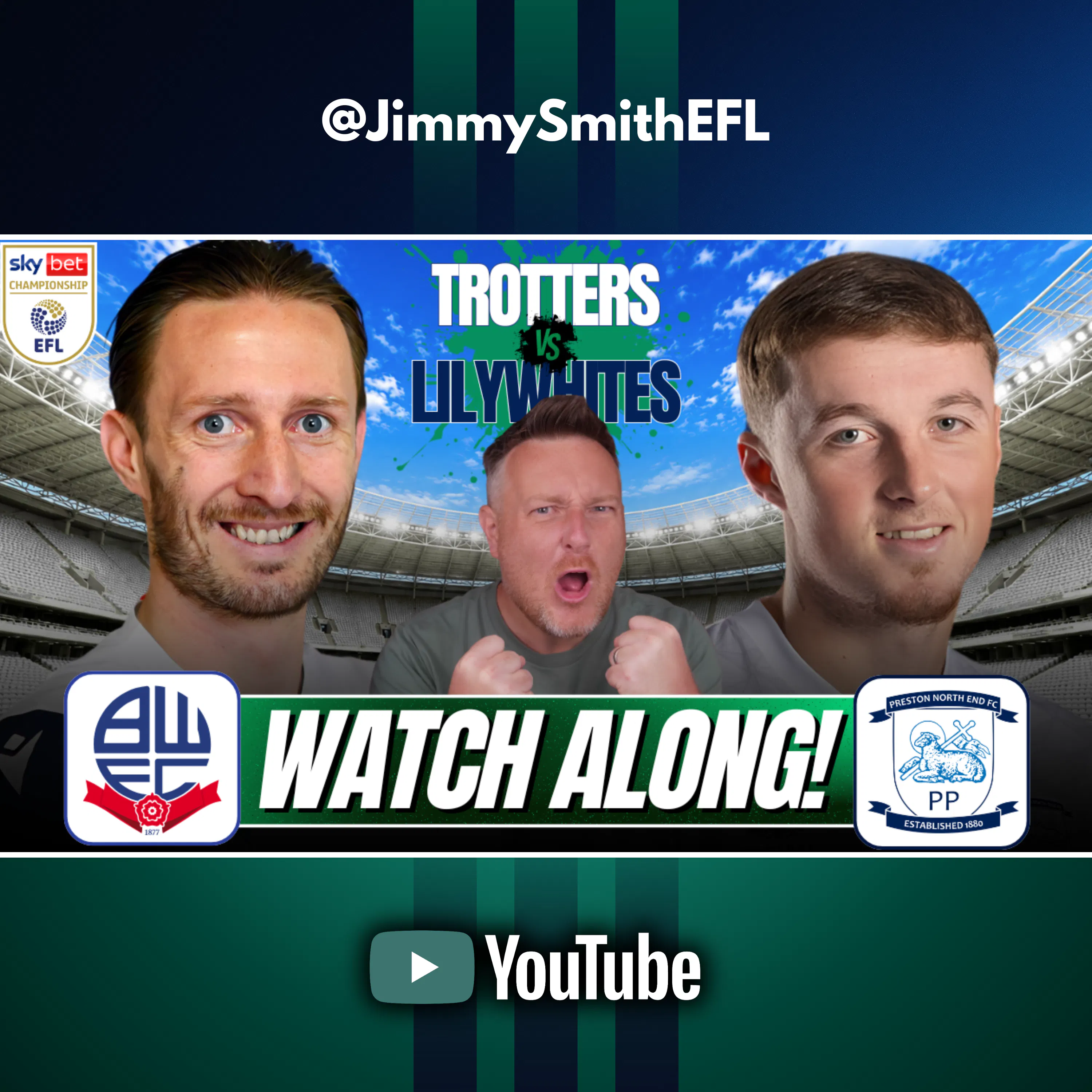 ๐บโฝ CHAMPIONSHIP DERBY! | BOLTON vs PRESTON | LIVE WATCHALONG โฝ๐บ
