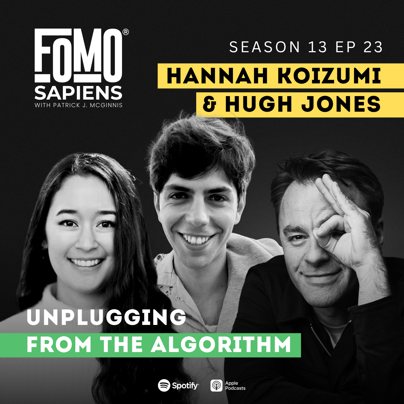 S13 E23 Unplugging from the Algorithm: Hannah Koizumi & Hugh Jones on Taking Back Your Mind