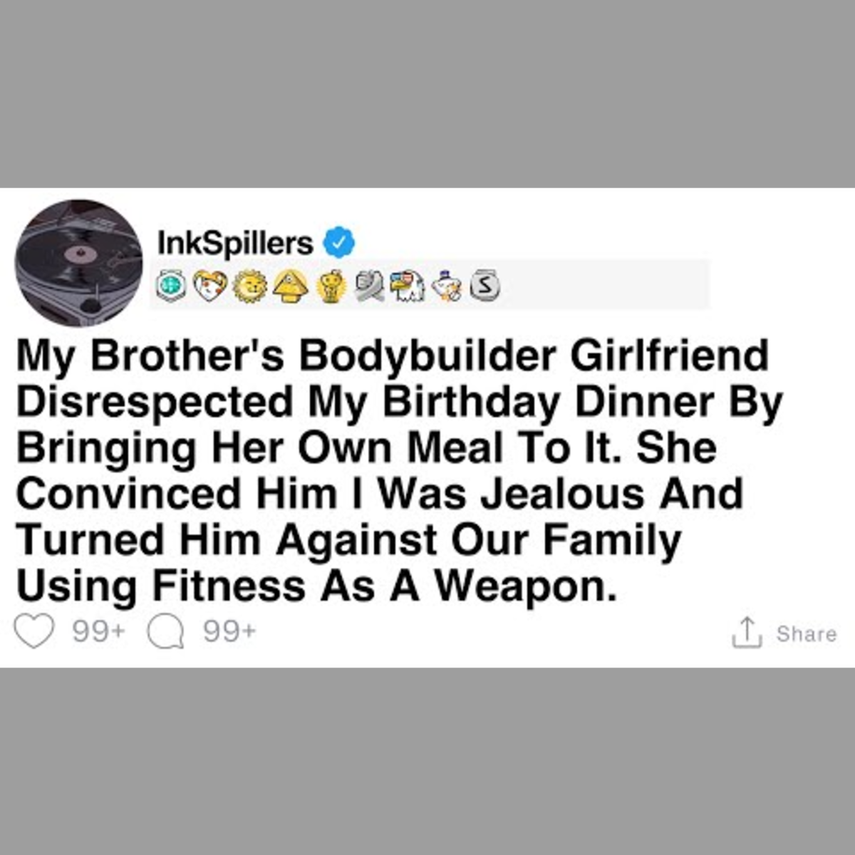 Bodybuilder Girlfriend Upsets Birthday Dinner by Bringing Her Own Meal