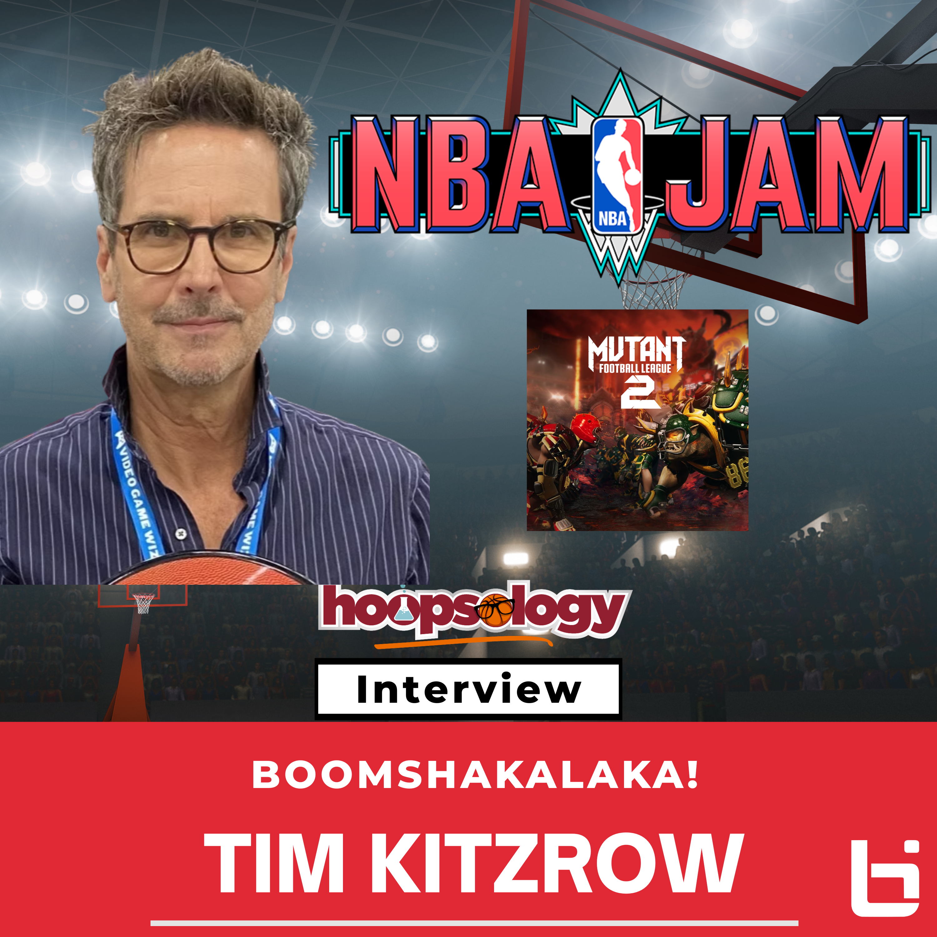 BOOMSHAKALAKA! NBA Jam Legend Tim Kitzrow on Hoops, Video Games & Mutant Football League 2 episode artwork