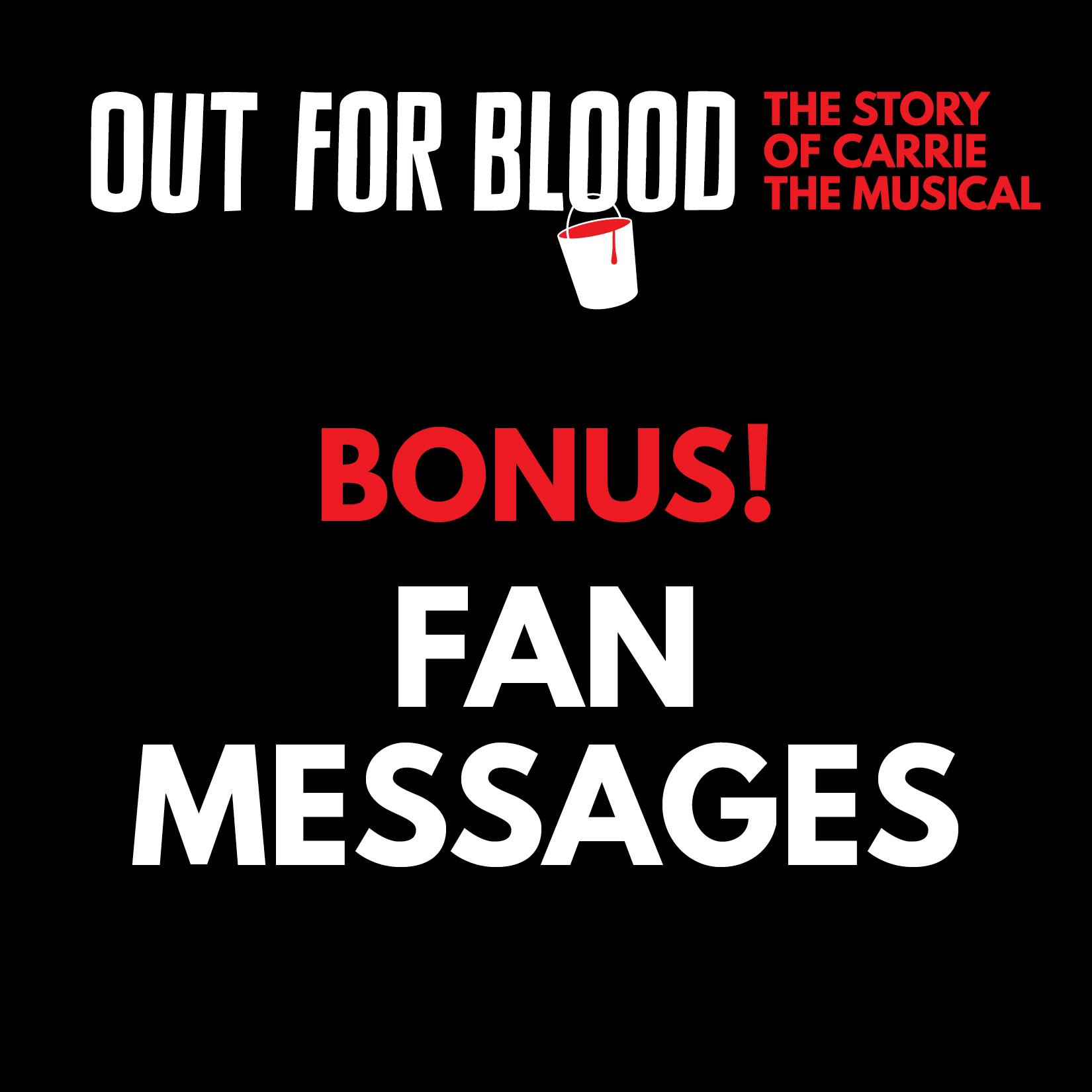 Bonus! Fan messages