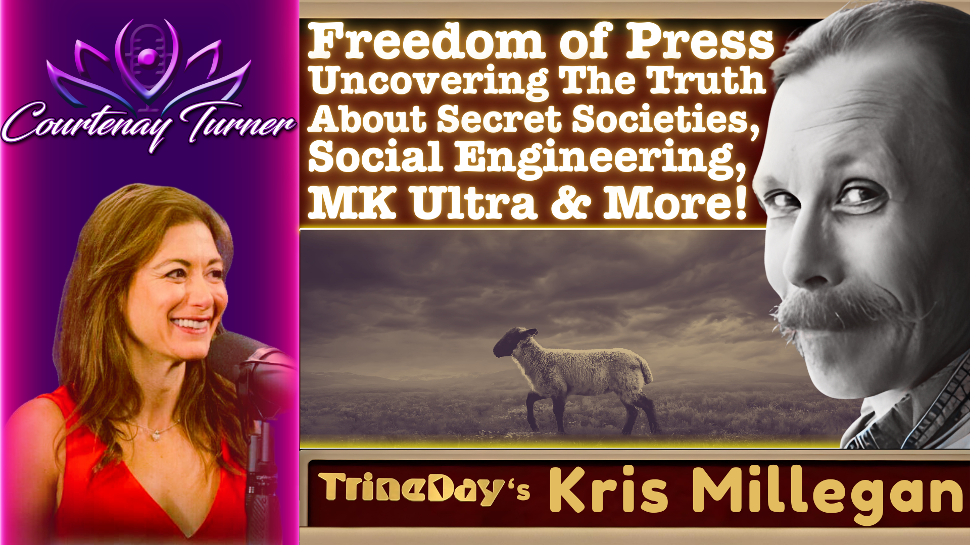 Ep.419: Freedom Of Press Uncovering Secret Societies, MK Ultra & More w/ Kris Millegan | Courtenay Turner Podcast