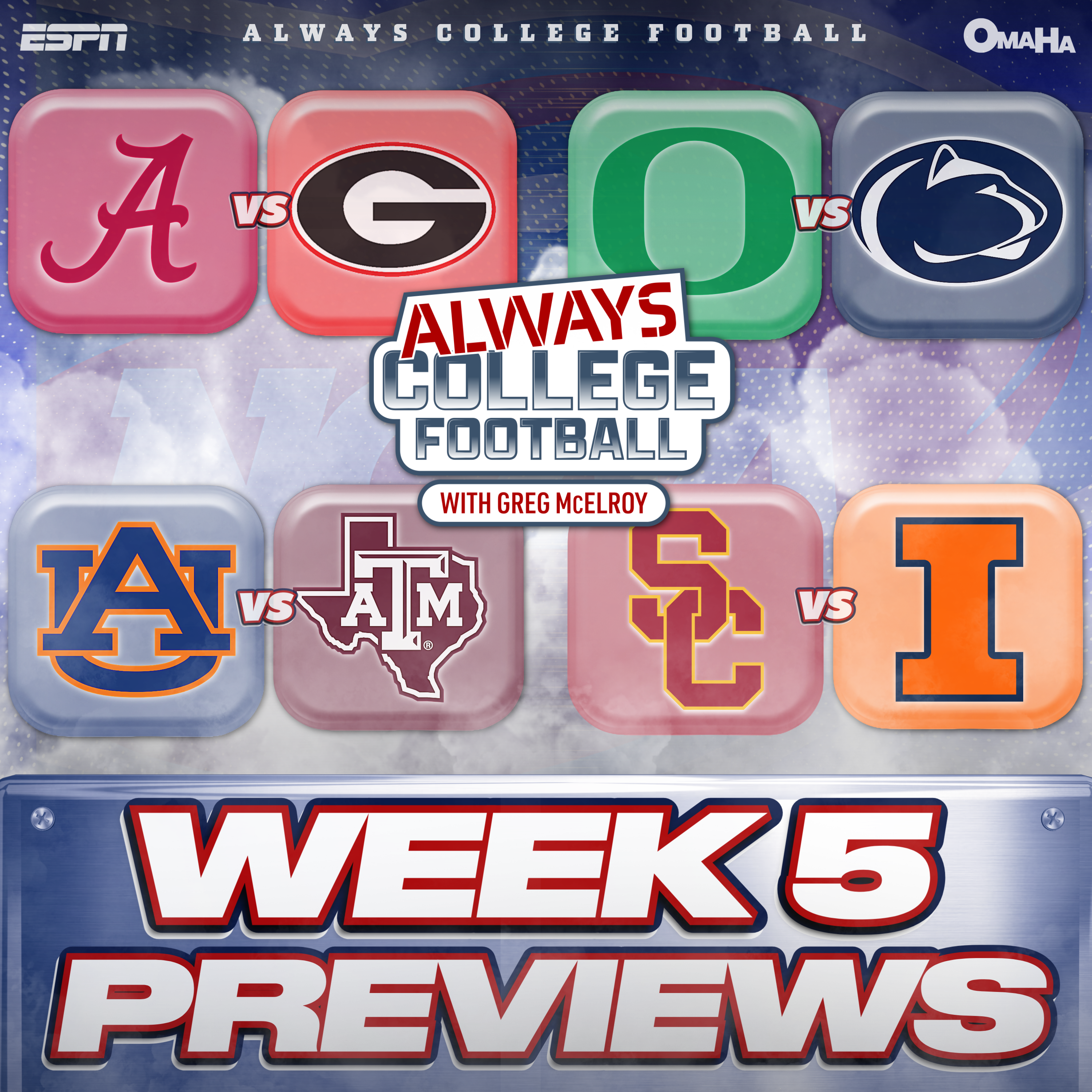 Showdown Saturday: Oregon/PSU, Alabama/UGA & more previews | Always College Football