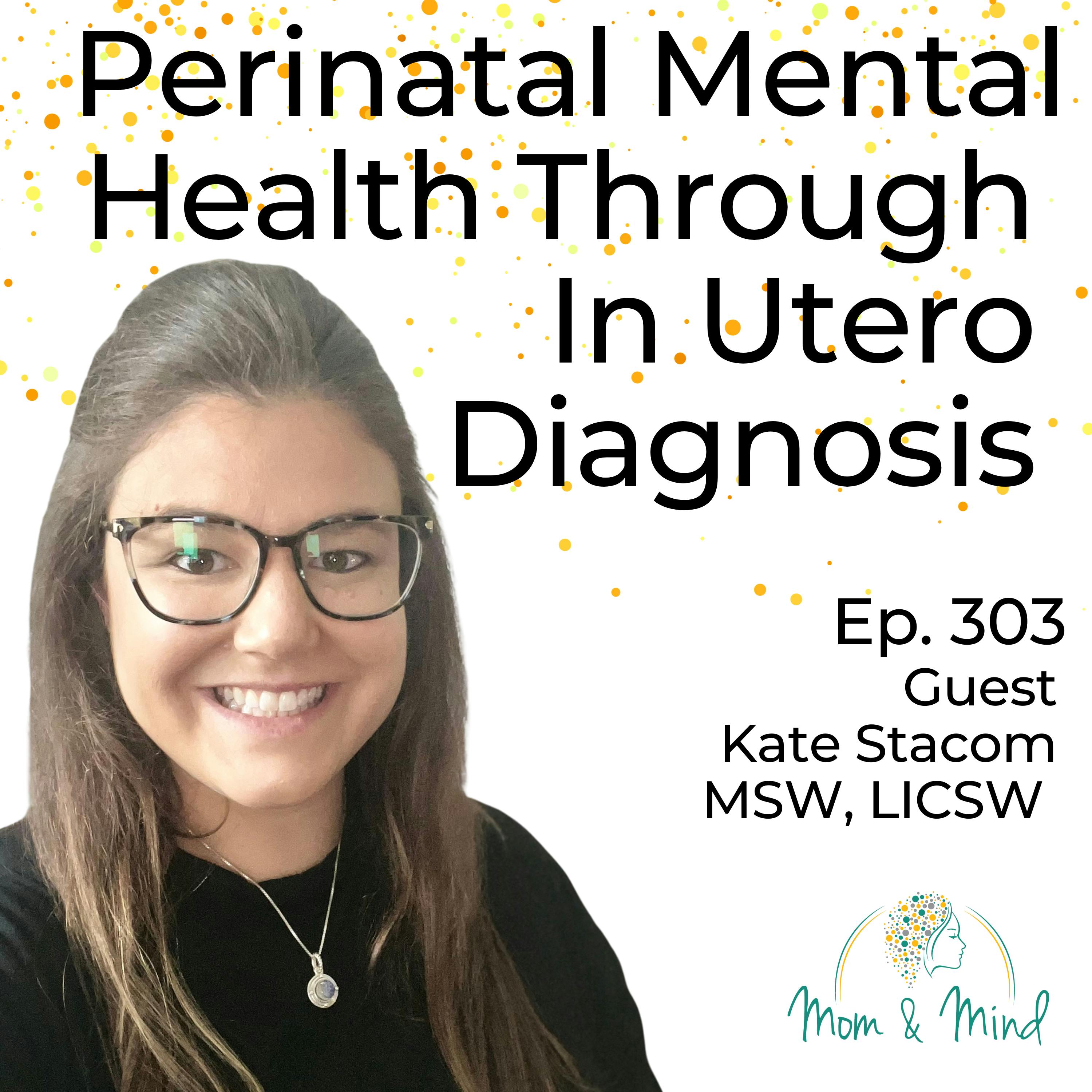 303: Perinatal Mental Health through In Utero Diagnosis with Kate Stacom, MSW, LICSW
