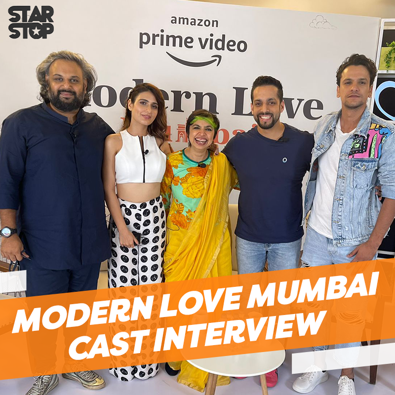 STAR STOP VJ SALIL WITH FATIMA SANA SHAIKH, NILESH ,SHONALI BOSE ,BHUPENDRA FOR MODERN LOVE MUMBAI