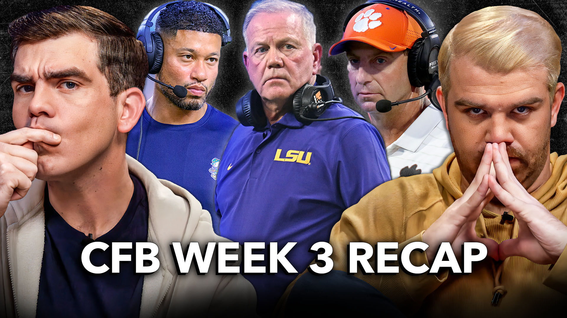 LSU Beats Florida, Clemson Loses to Georgia Tech & Texas A&M Survives Notre Dame | CFB Week 3 Recap