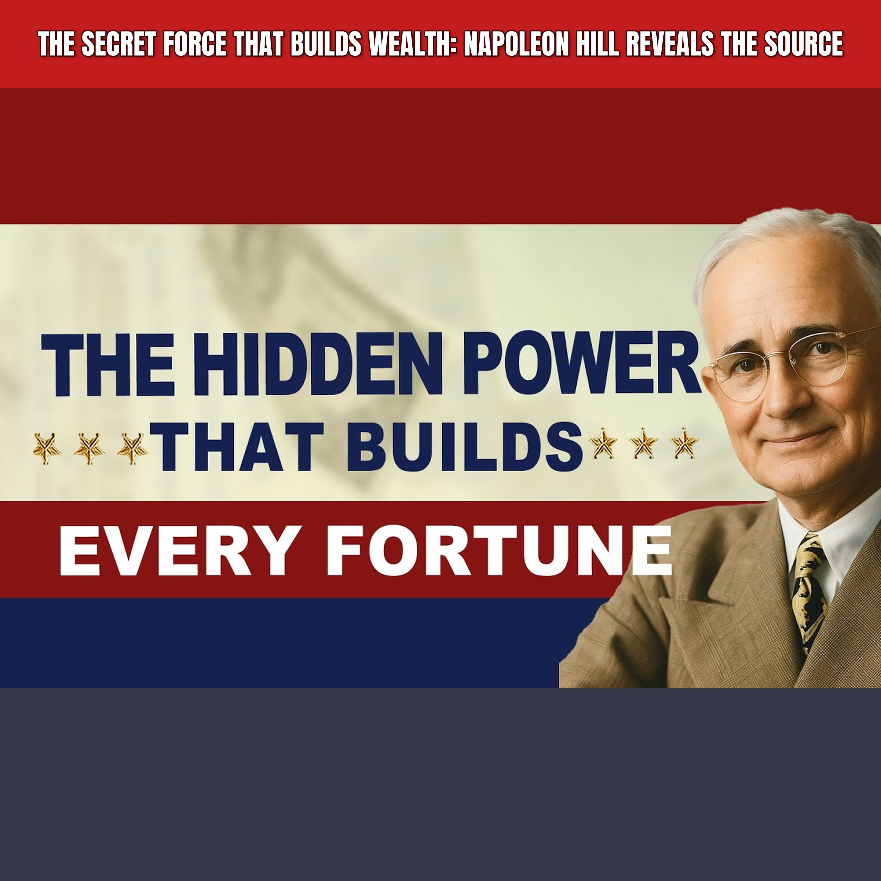 The Secret Force That Builds Wealth: Napoleon Hill Reveals the Source